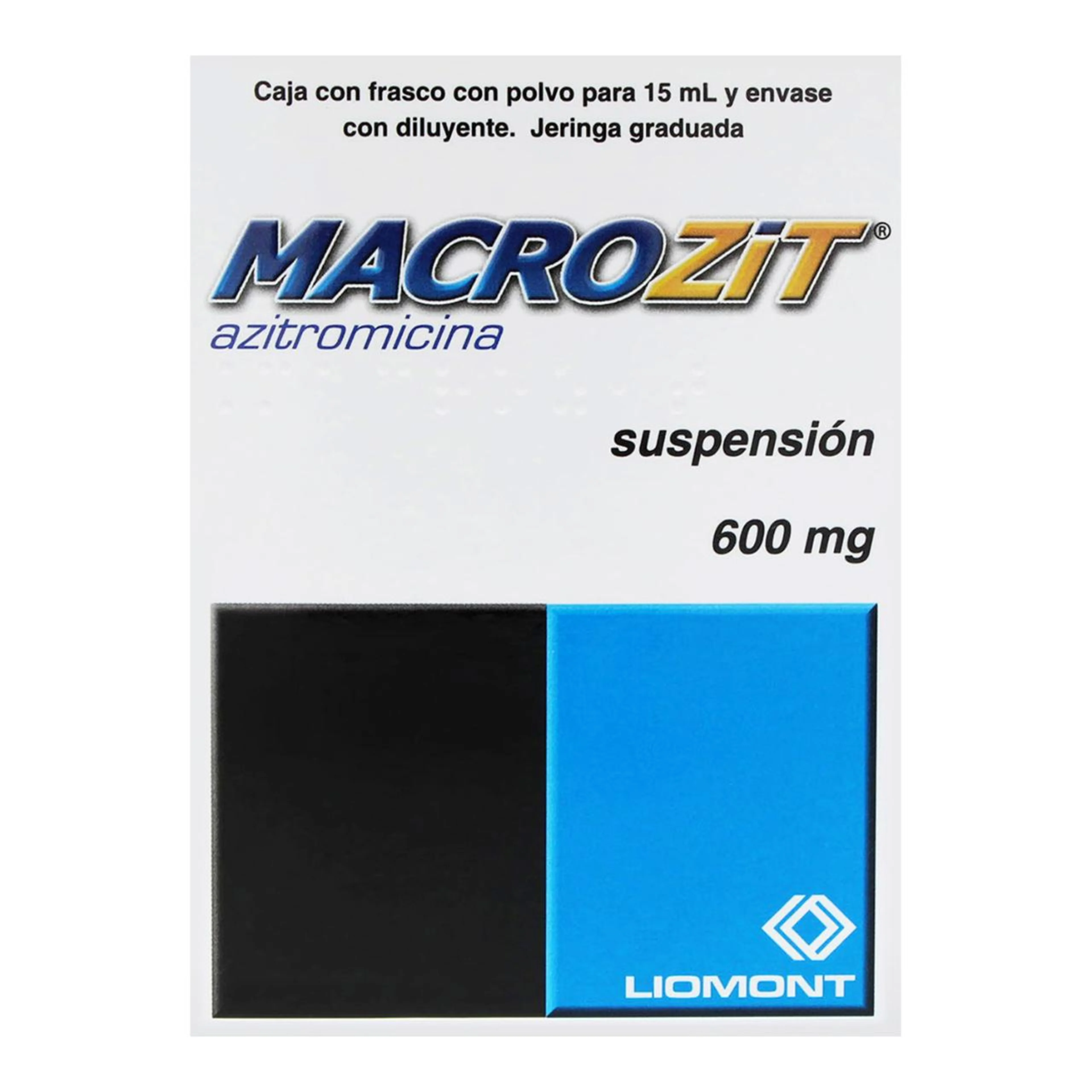 Macrozit Azitromicina 600 Mg Suspensión Oral 15 Ml