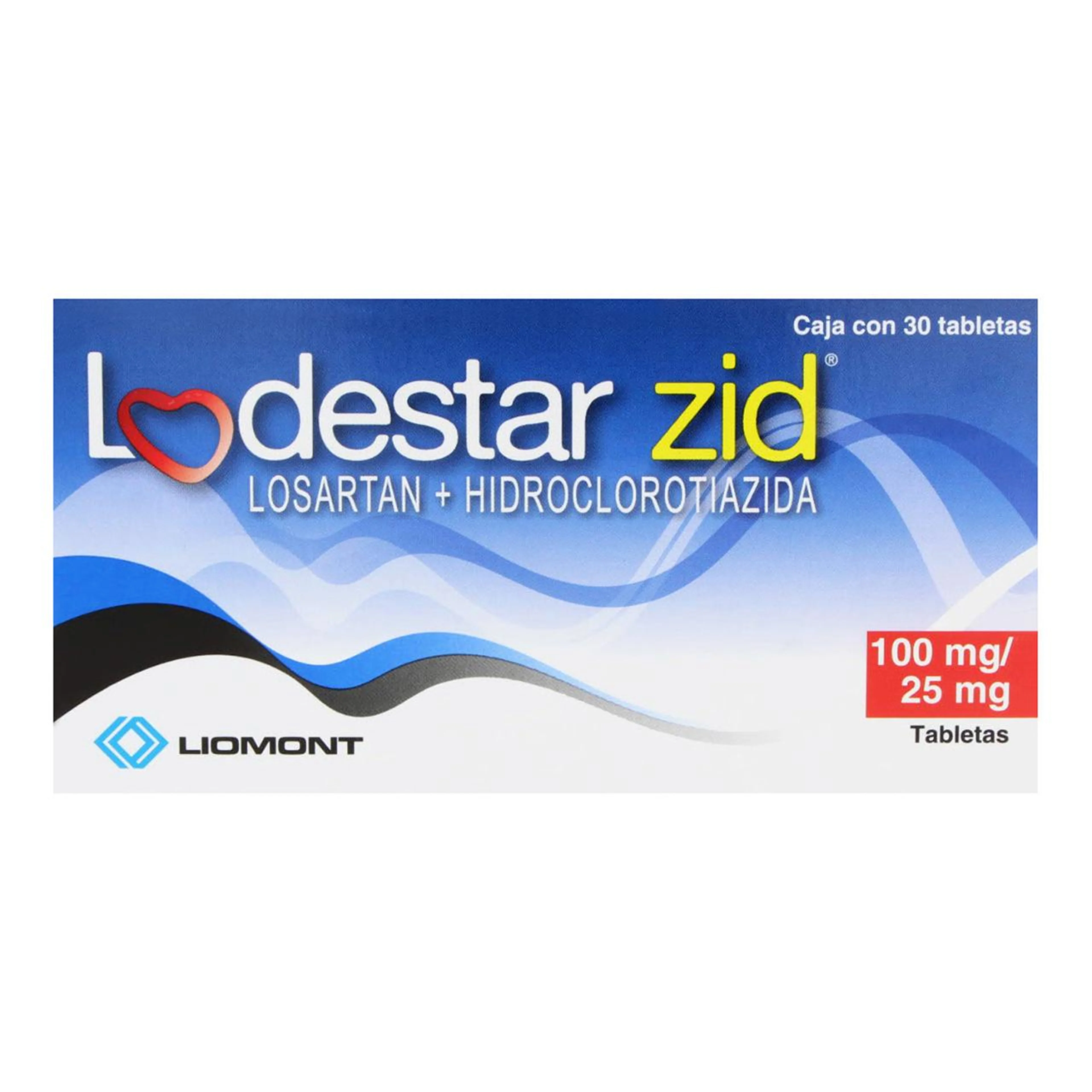 Lodestar Zid 100/25 Mg Con 30 Tabletas