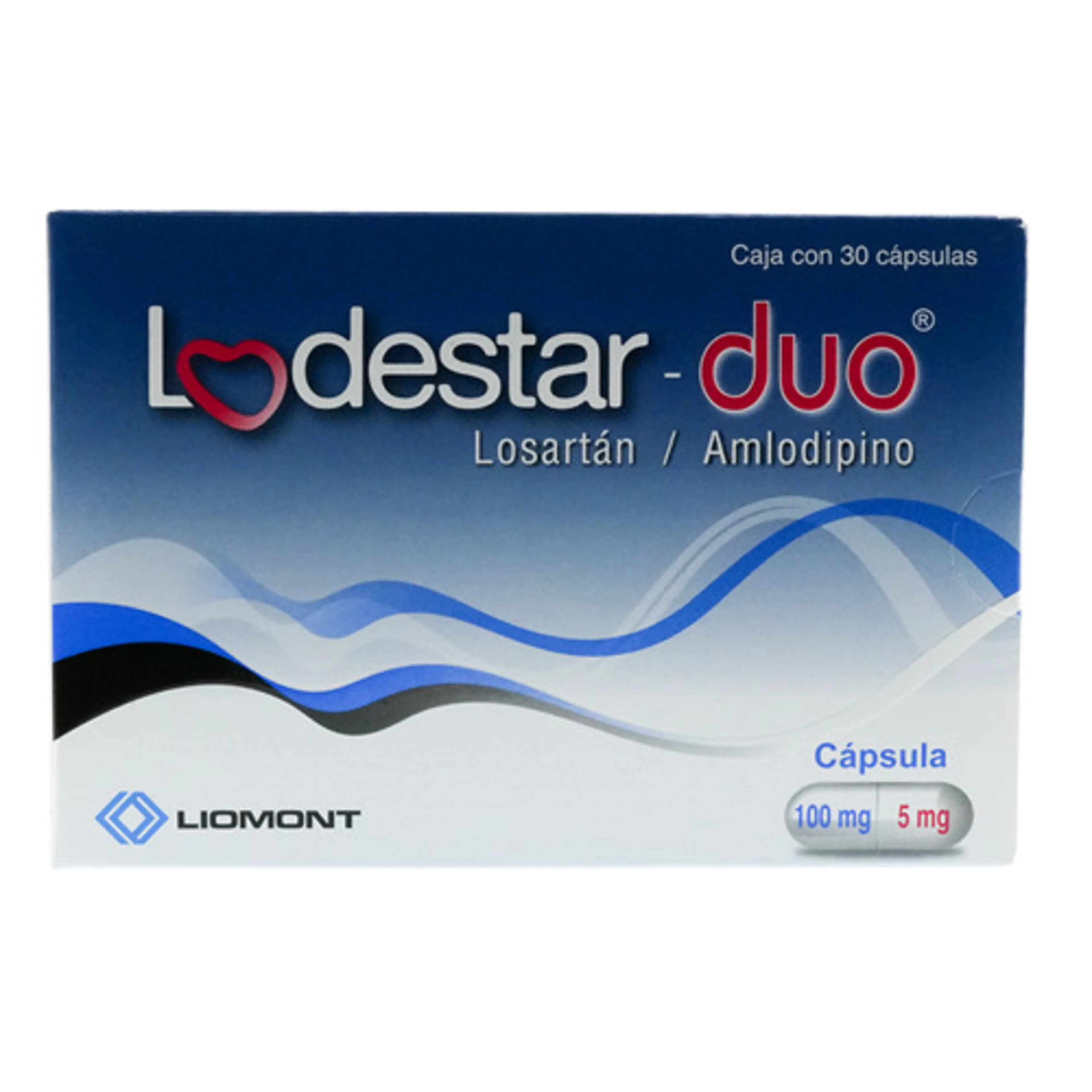 Lodestar-Duo 100/5 Mg Con 30 Cápsulas