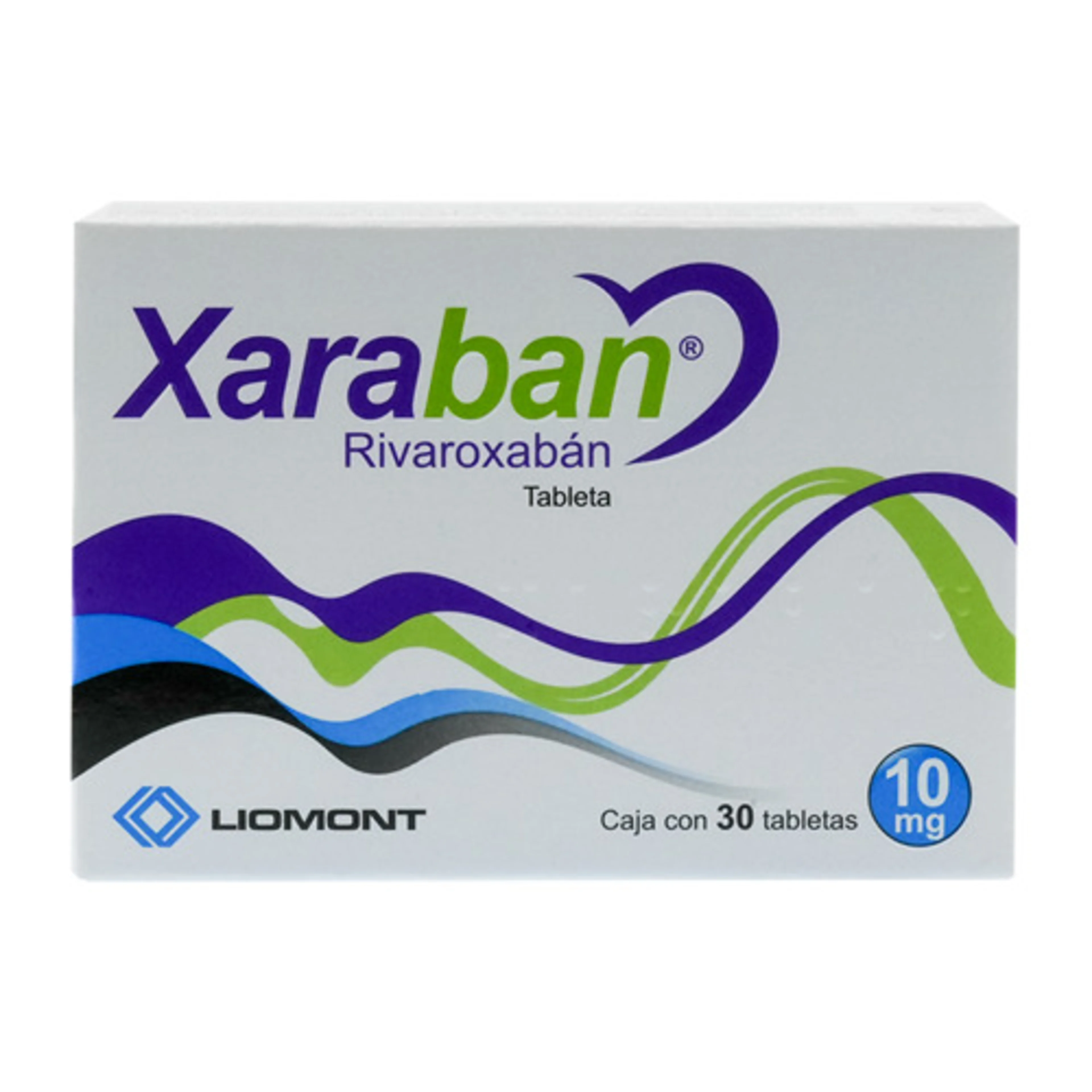 Xaraban 10 Mg Con 30 Tabletas