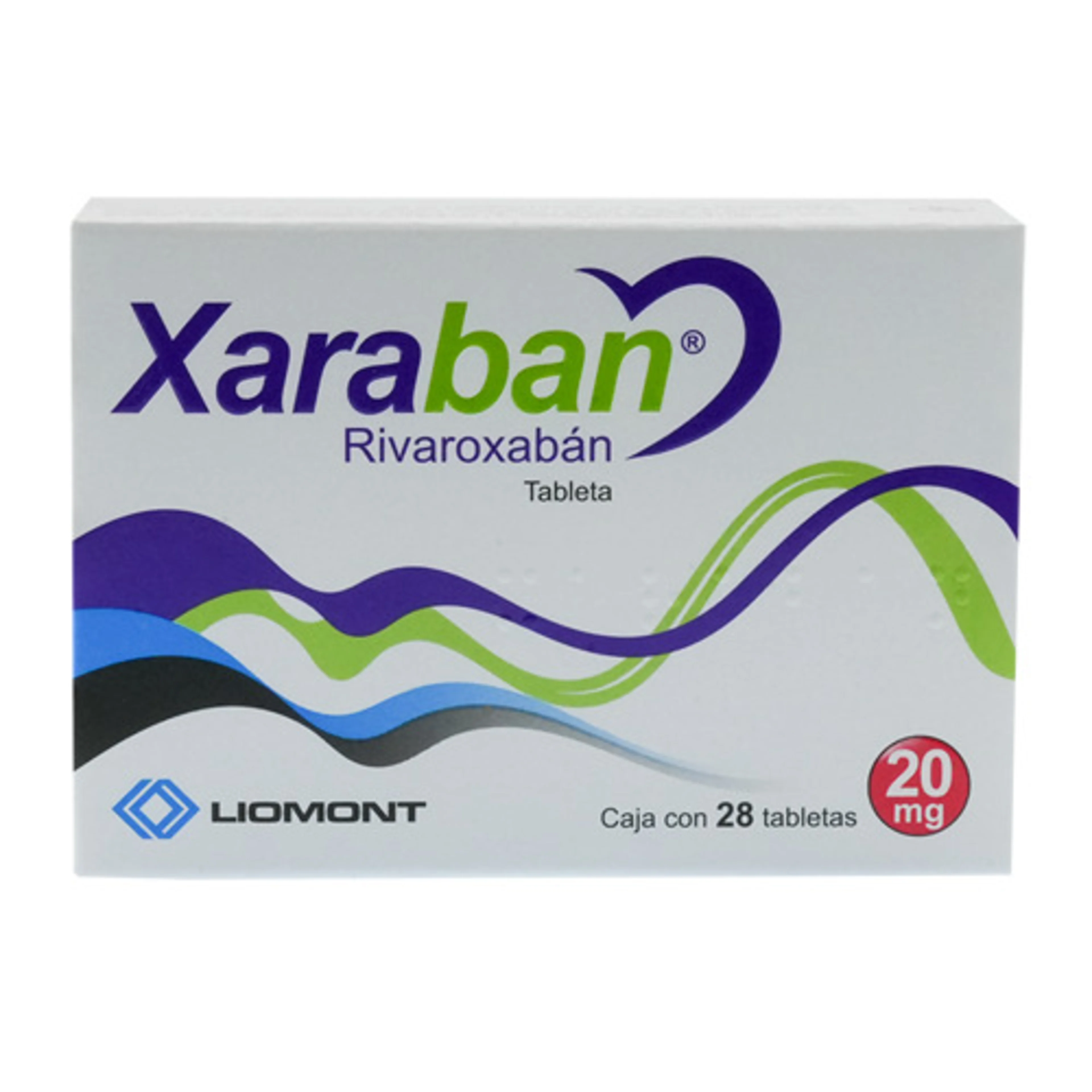 Xaraban 20 Mg Con 28 Tabletas