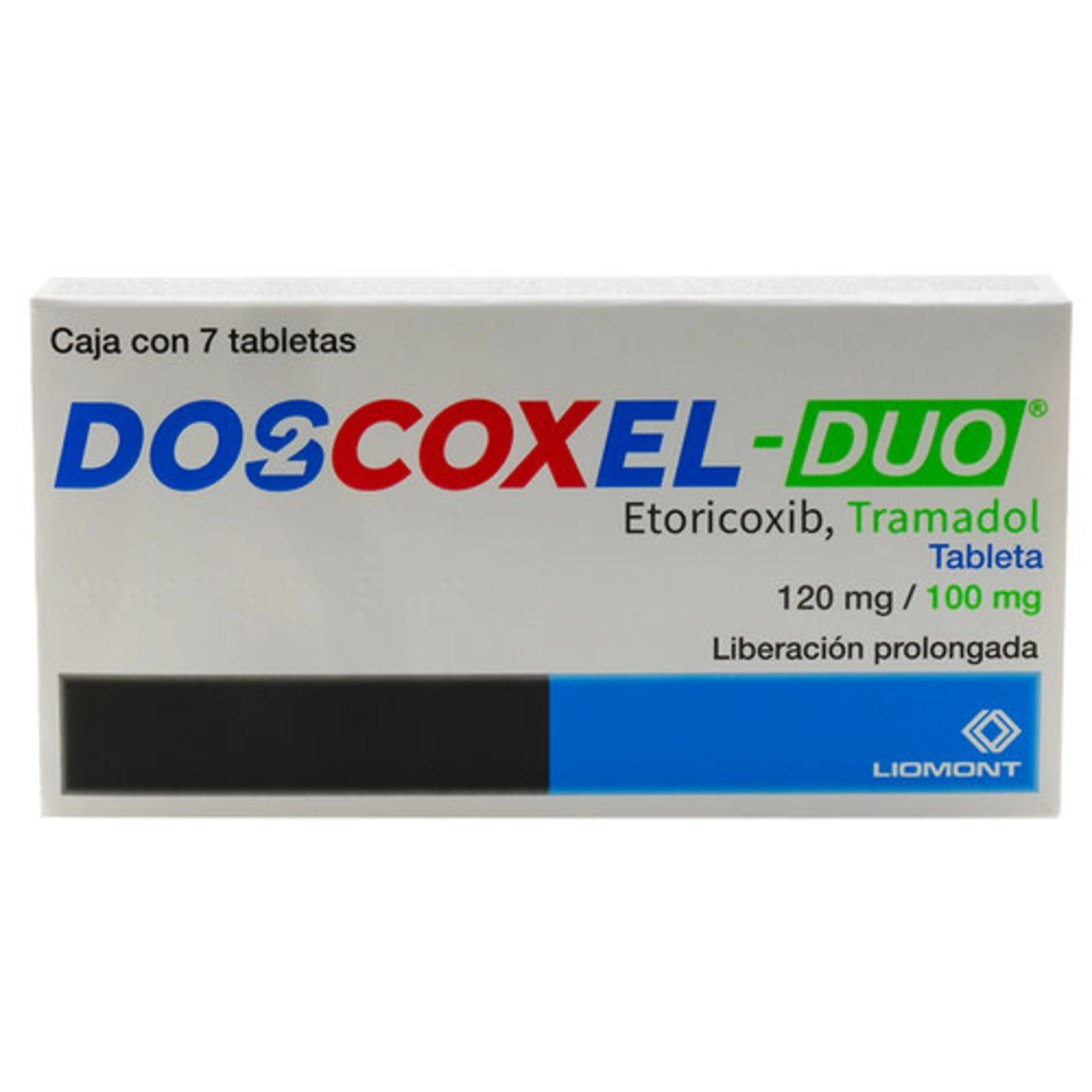 Doscoxel-Duo 120 / 100 Mg Con 7 Tabletas