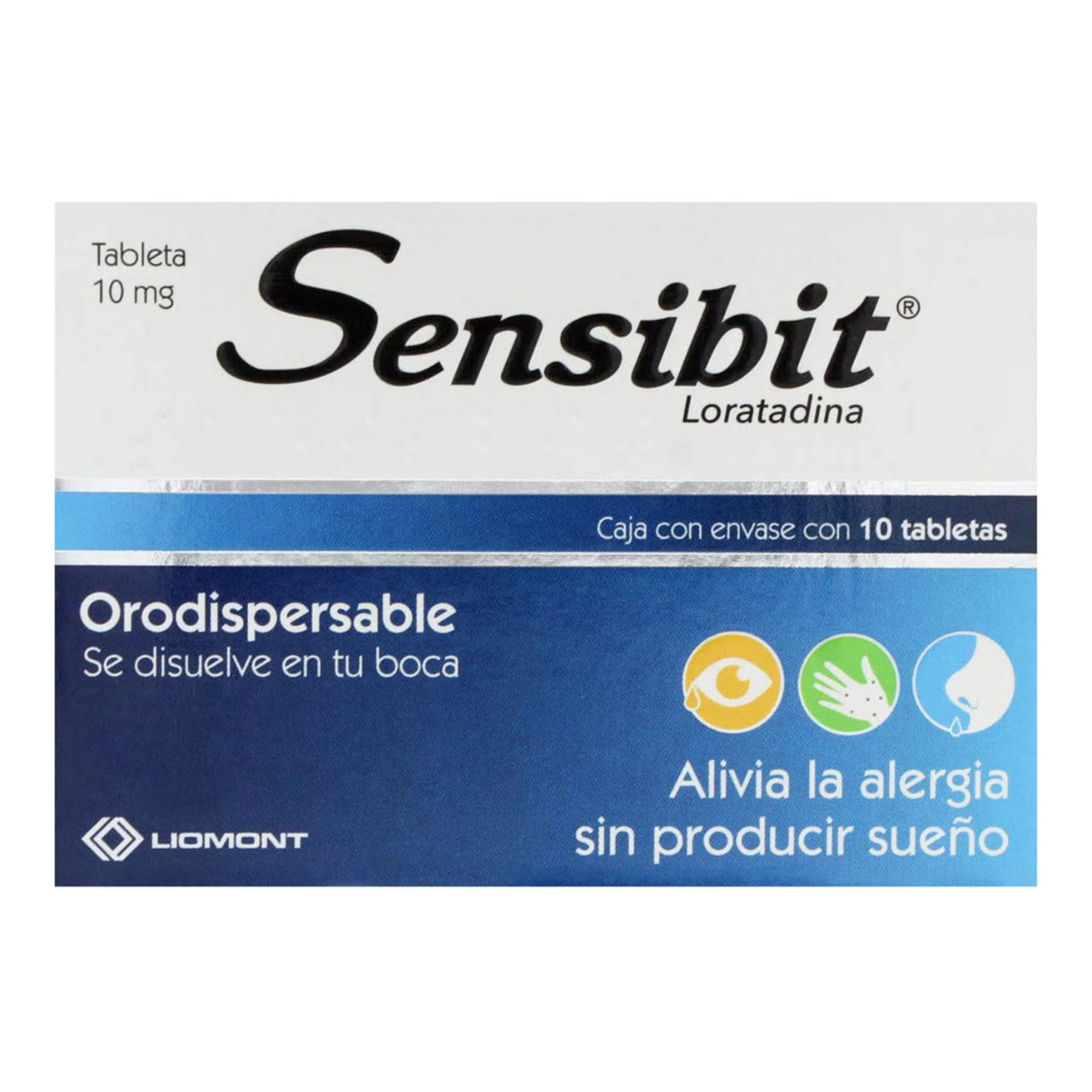 Sensibit Orodispersable 10 Mg Con 10 Tabletas