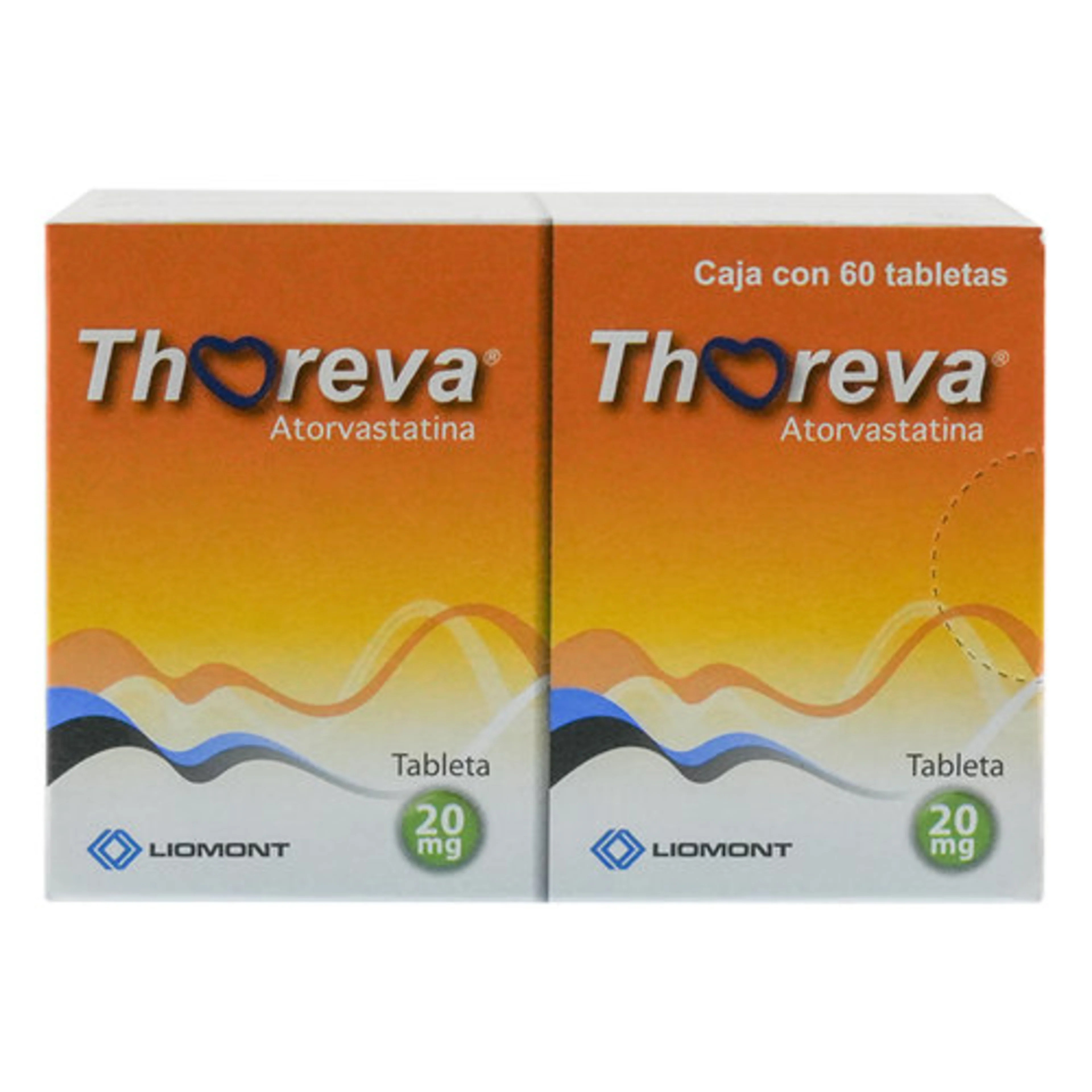 Thoreva 20 Mg Con 30 Tabletas Pack 2