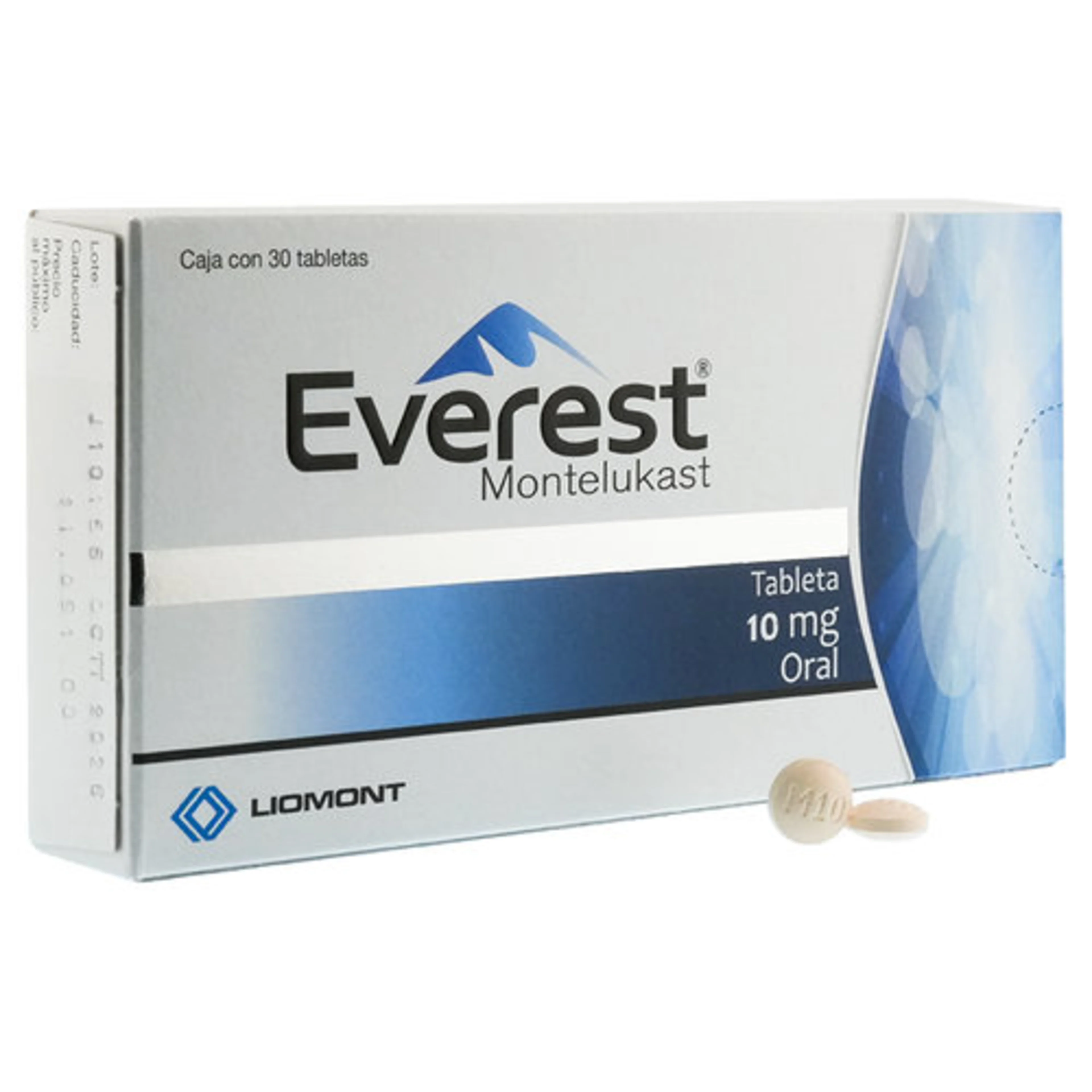 Everest 10 Mg Con 30 Tabletas
