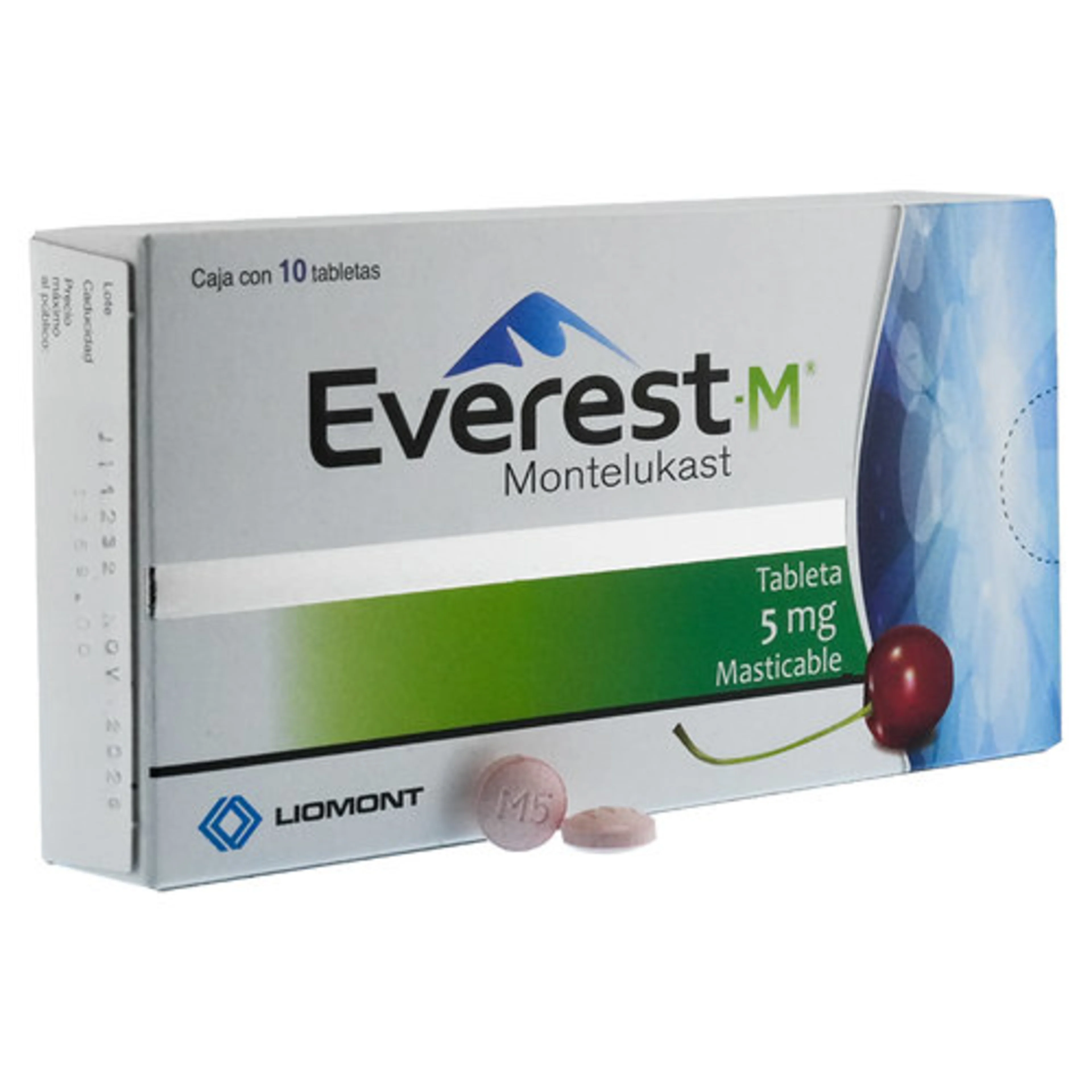 Everest 5 Mg Con 10 Tabletas