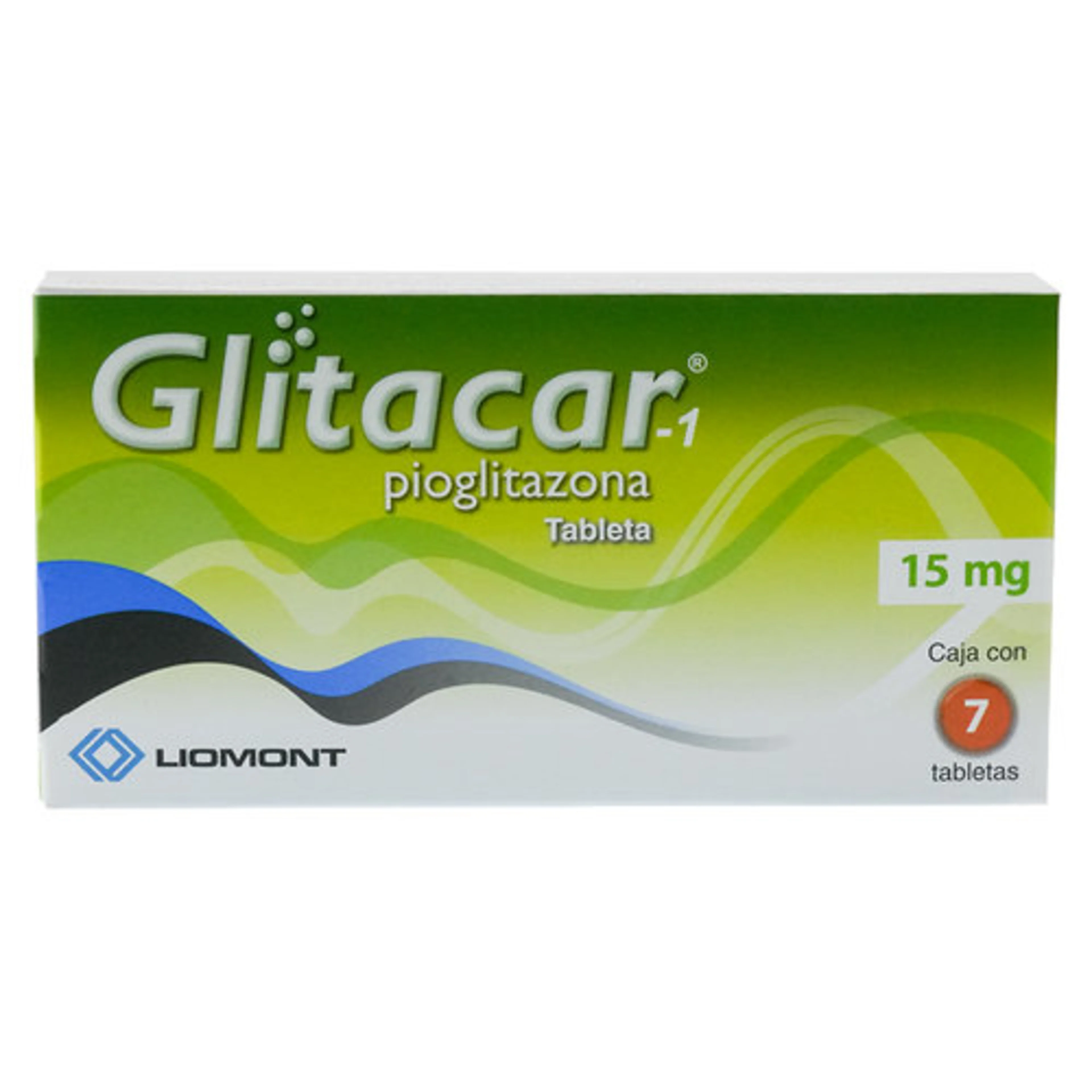 Glitacar-1 15 Mg Con 7 Tabletas