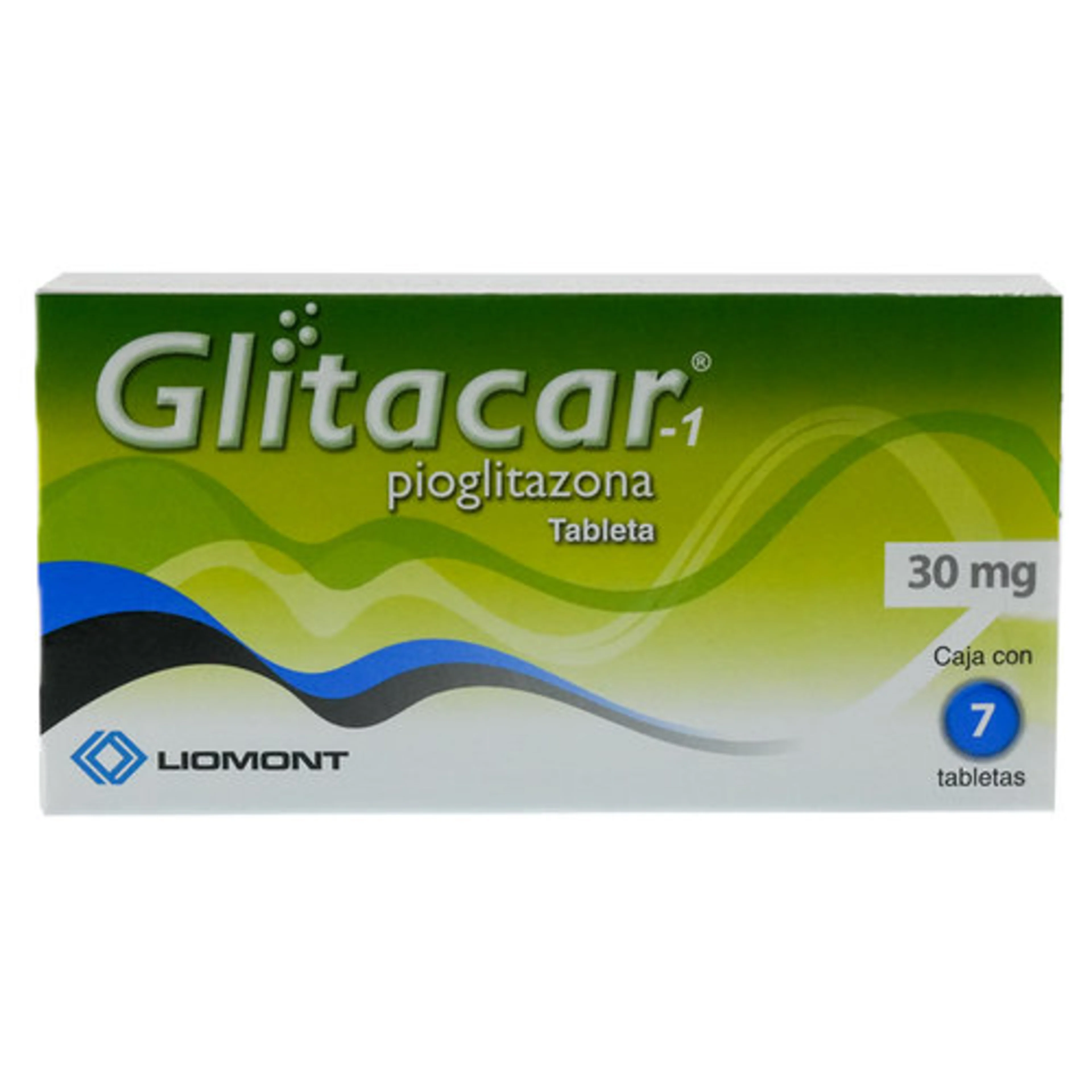 Glitacar-1 30 Mg Con 7 Tabletas