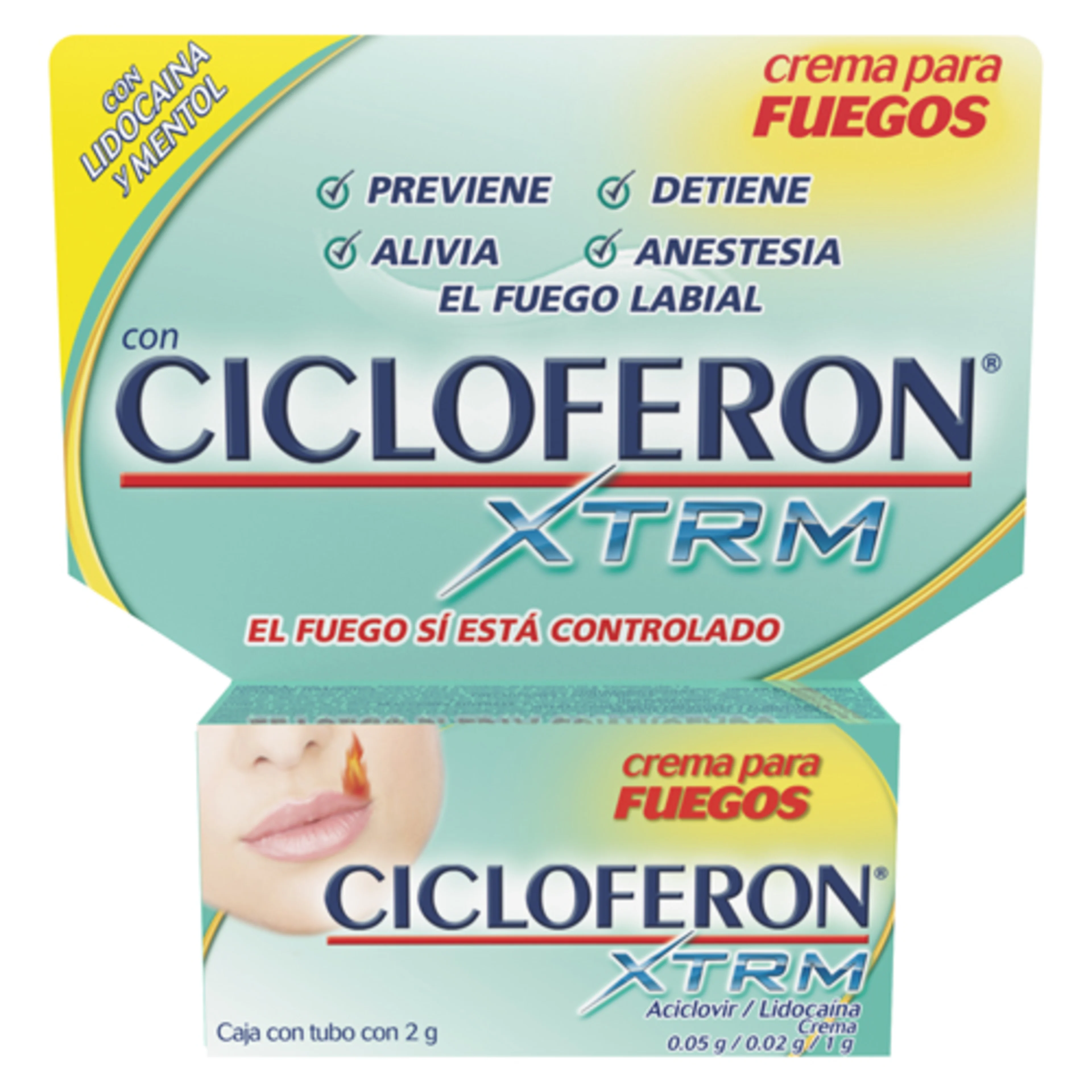 Cicloferon Xtrm 0.05/0.02 G Con 2 G De Crema