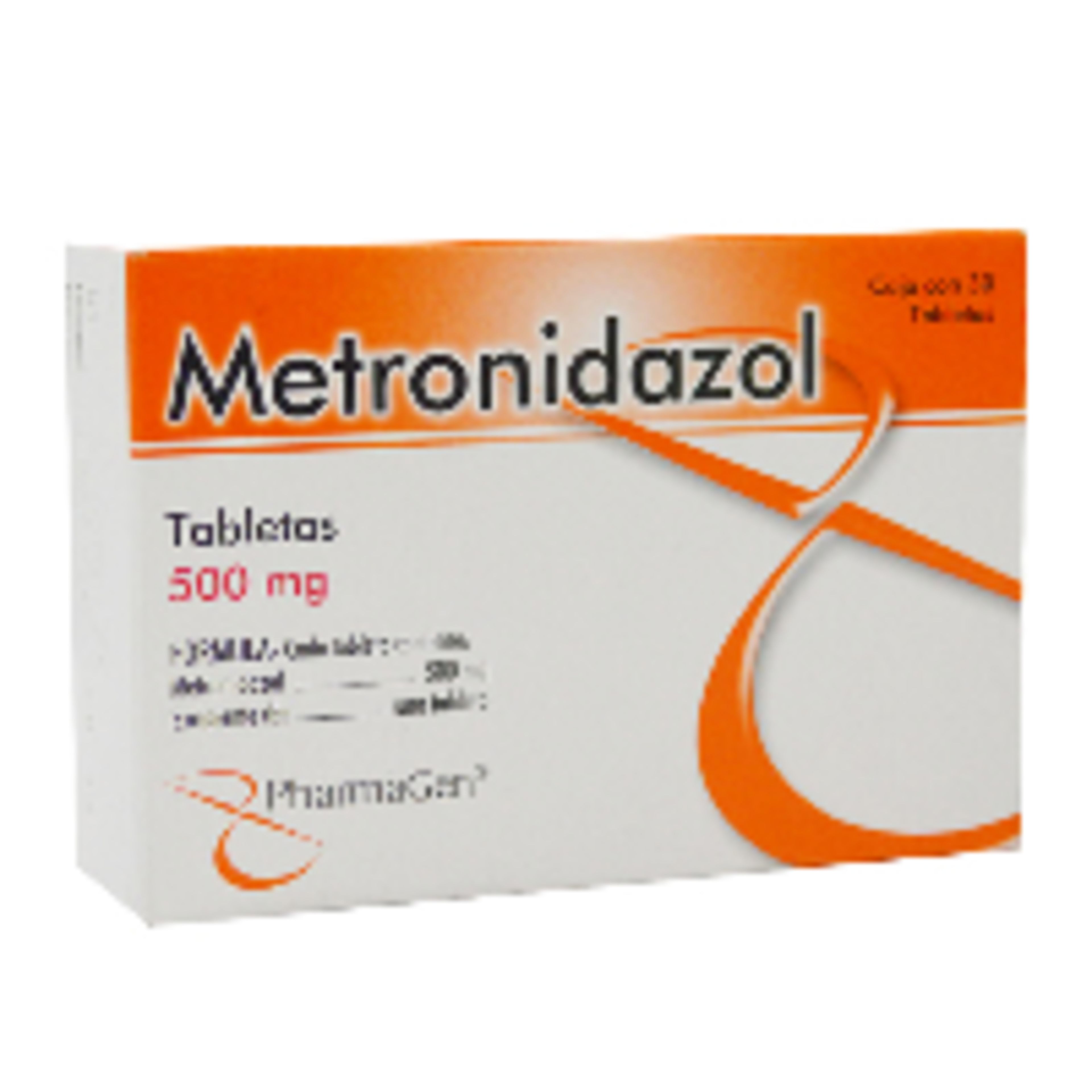 Metronidazol 500 Mg Con 30 Tabletas (Pharmagen)