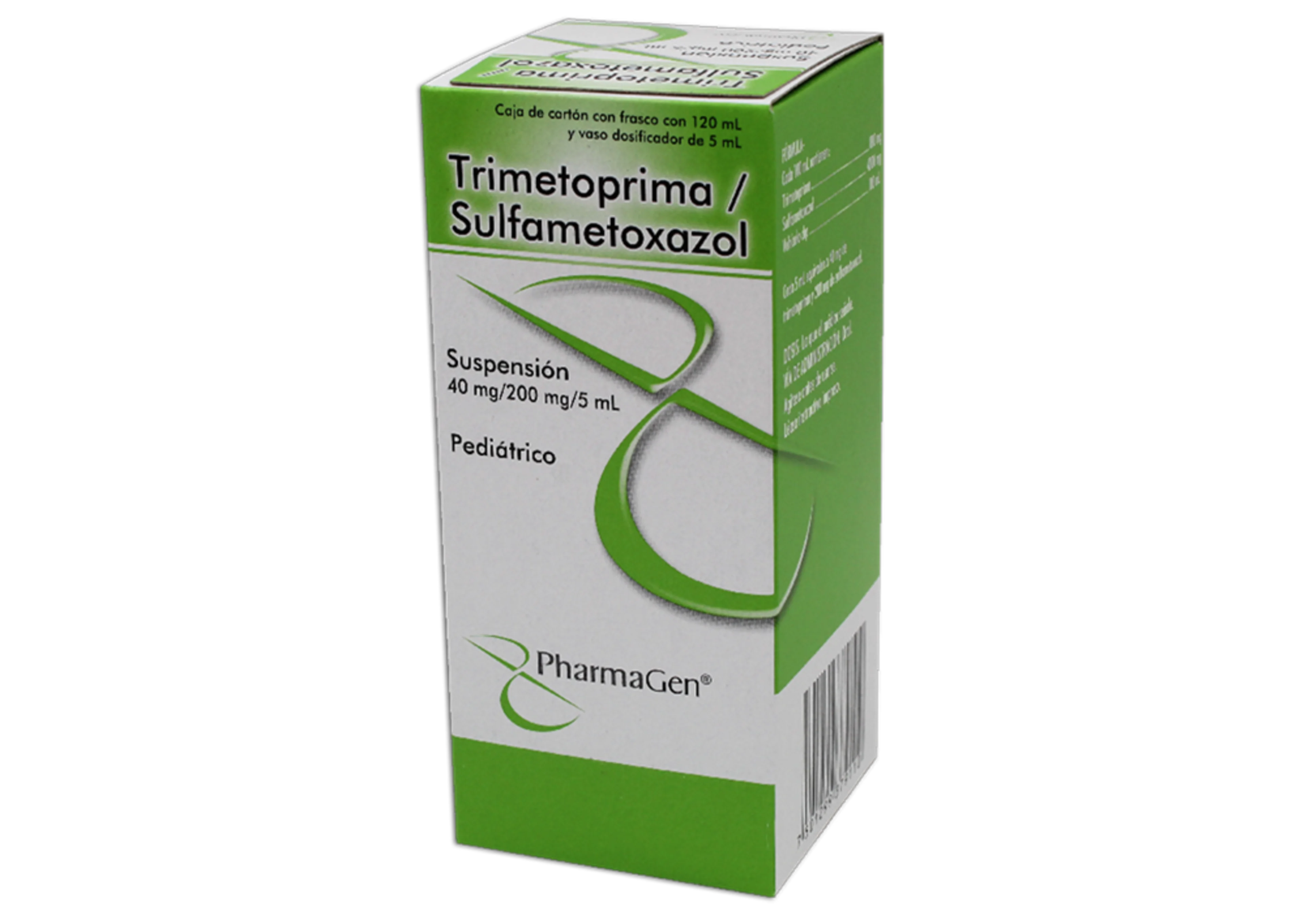 Sulfametoxazol Trimetoprima 40/200 Mg Suspensión Pediátrica 120 Ml