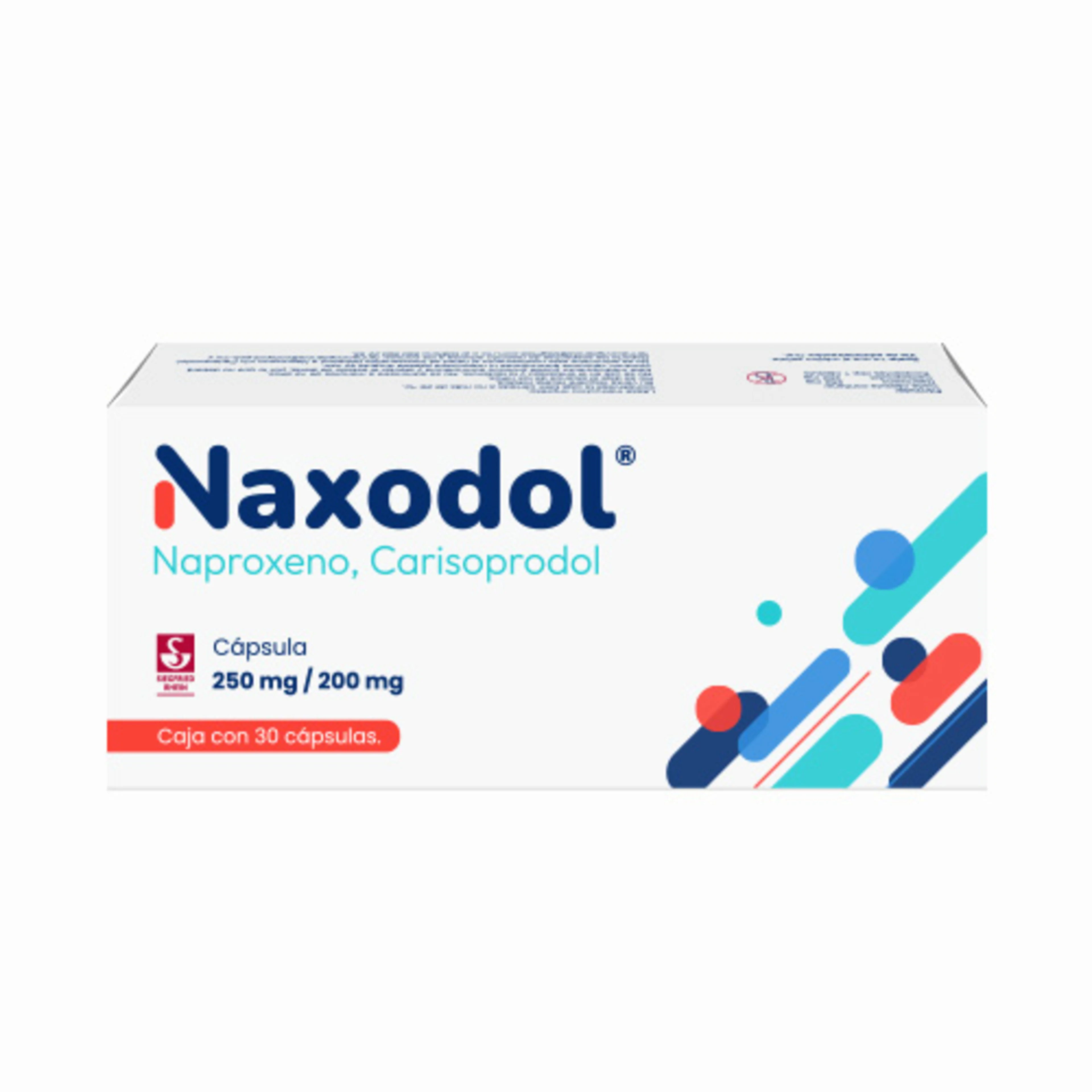 Naxodol 250/200 Mg Con 30 Cápsulas