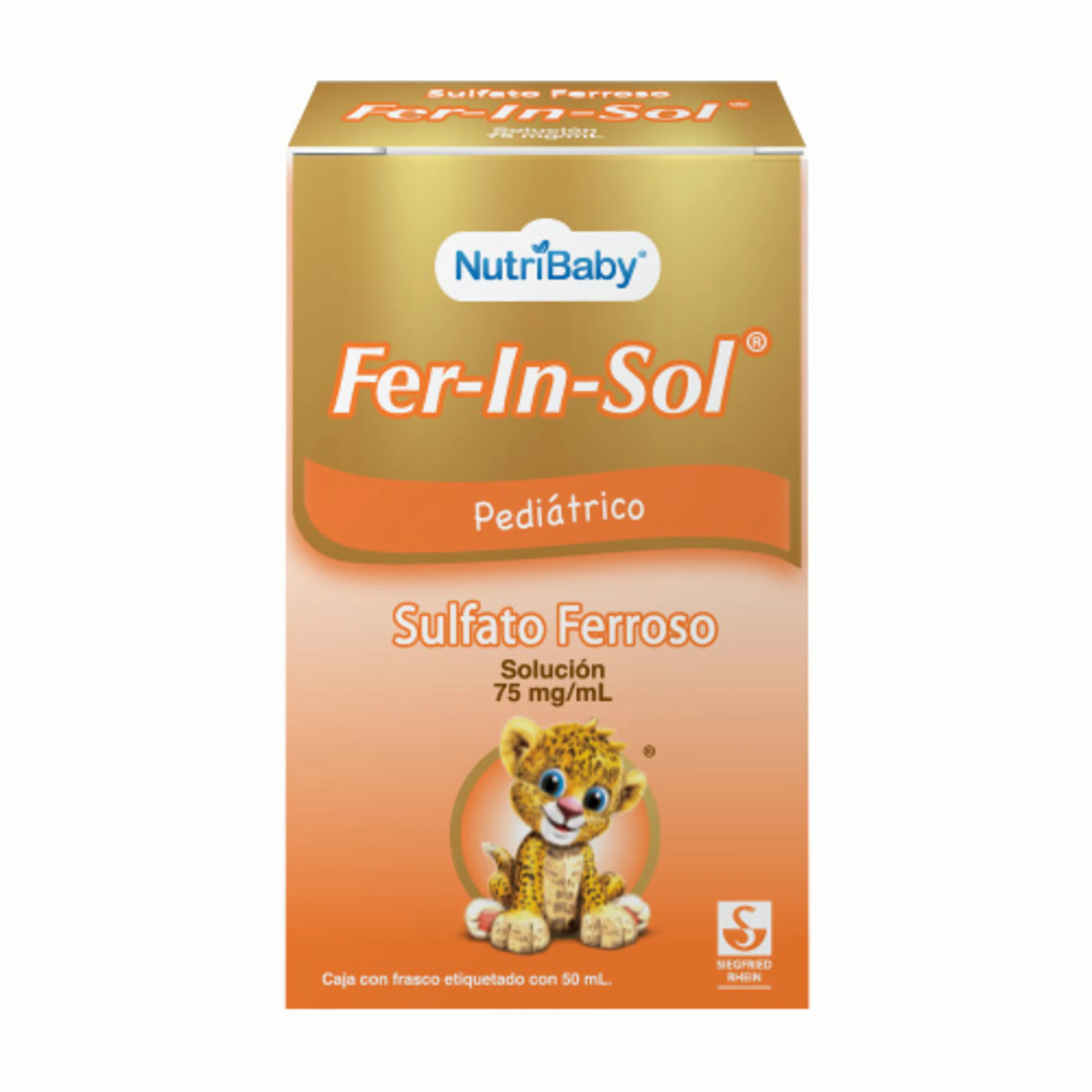 Fer-In-Sol Pediátrico en Solución de 50 ml