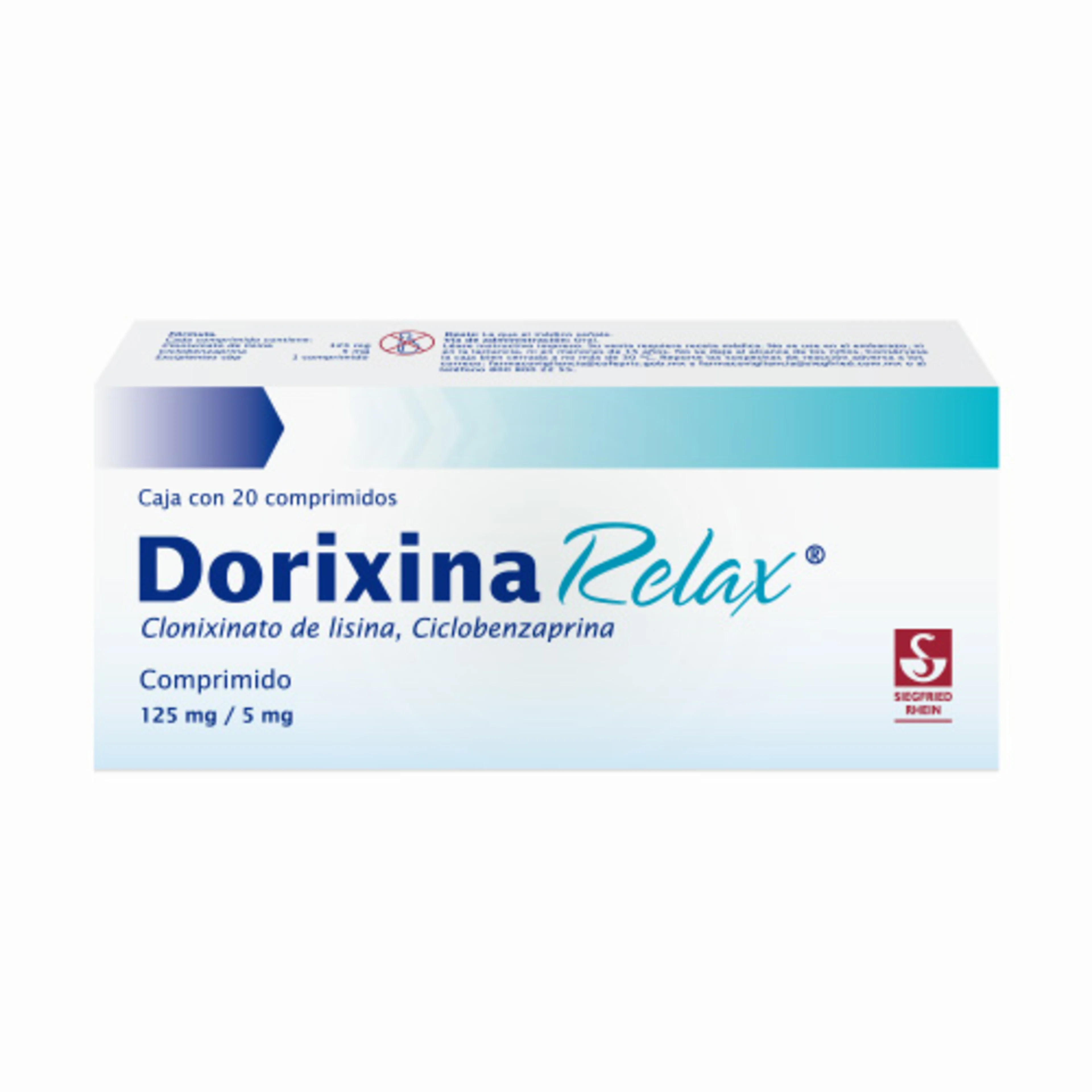 Dorixina Relax 125/5 Mg Con 20 Comprimidos