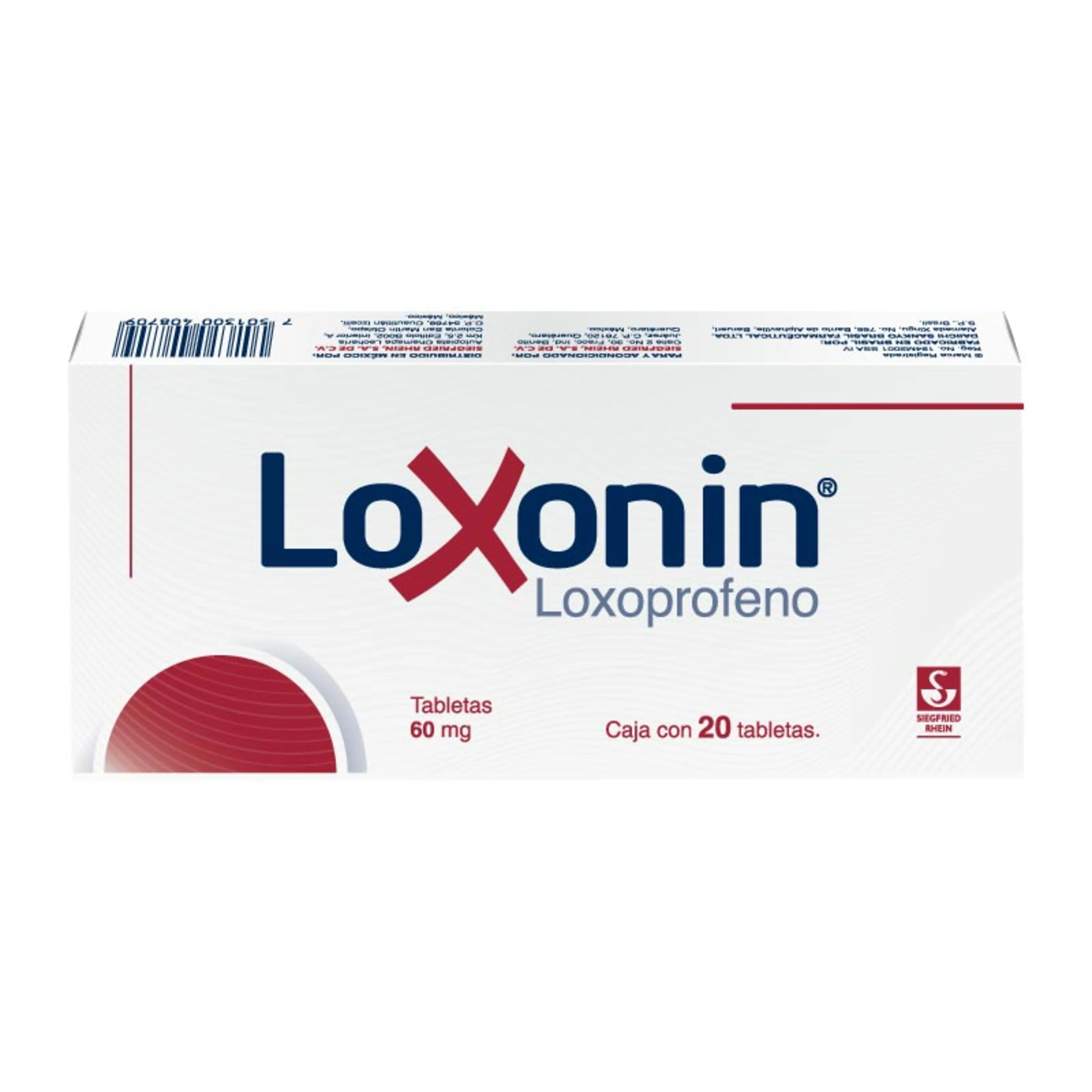 Loxonin 60 Mg Con 20 Tabletas
