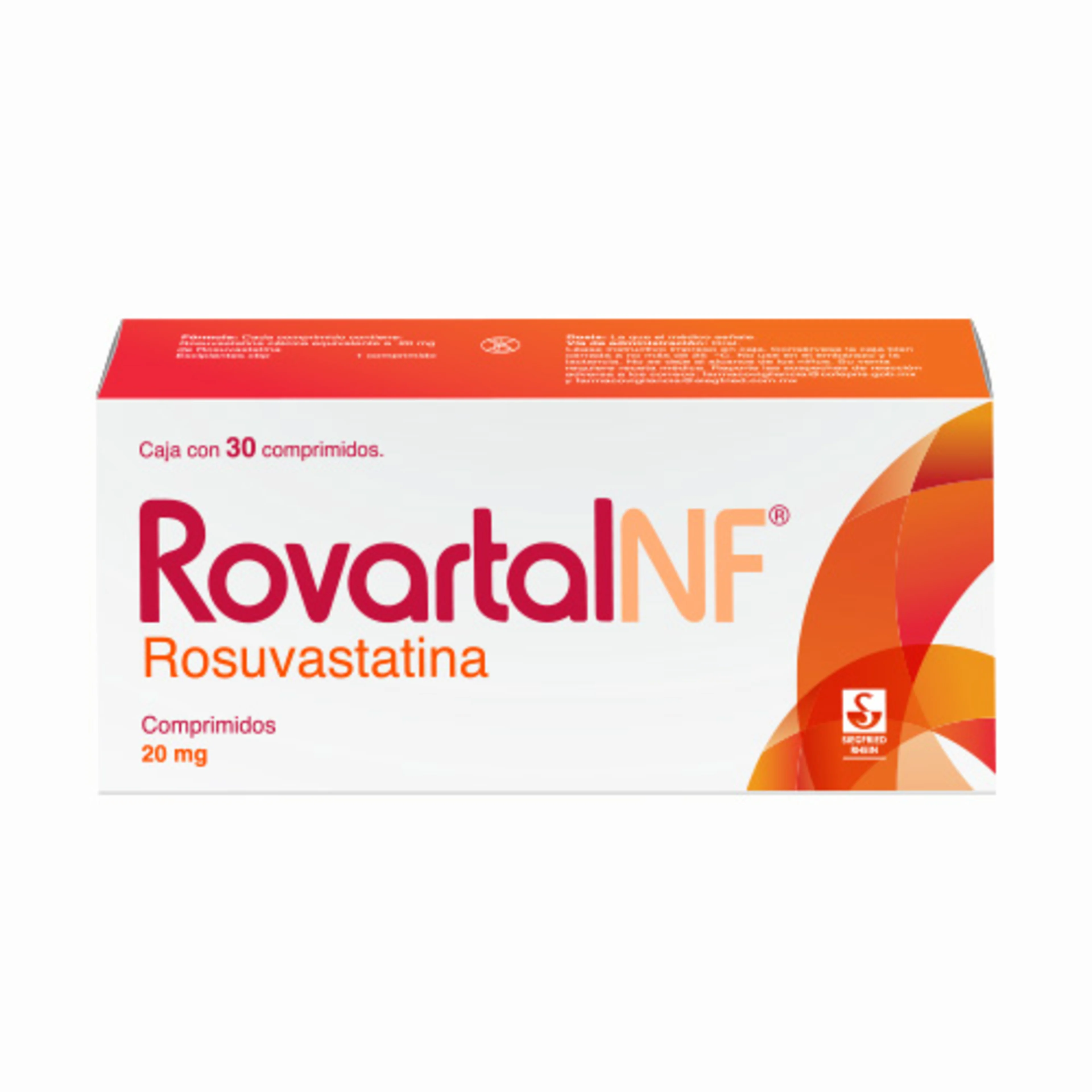 Rovartal Nf 20 Mg Con 30 Comprimidos