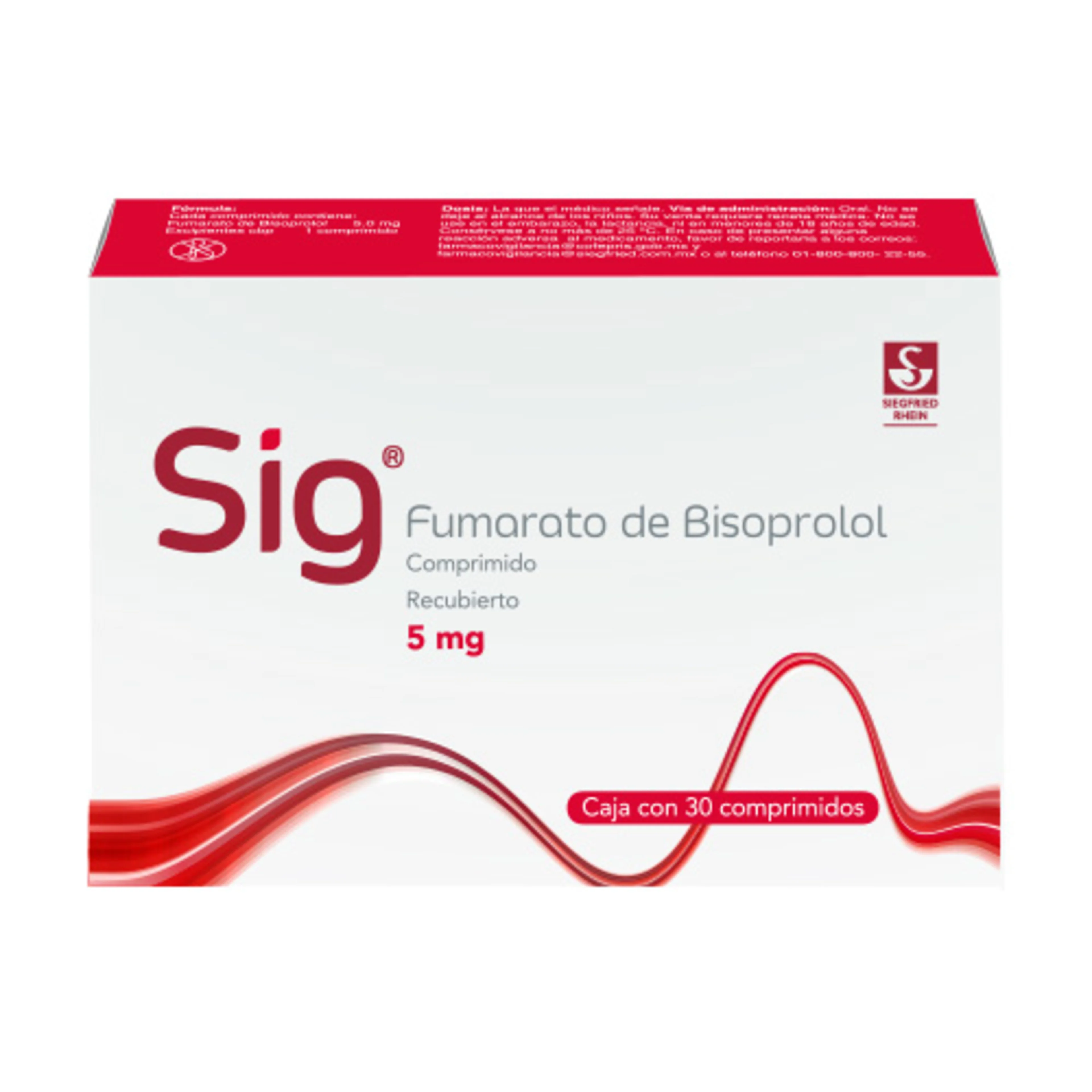 Sig 5 Mg Con 30 Comprimidos