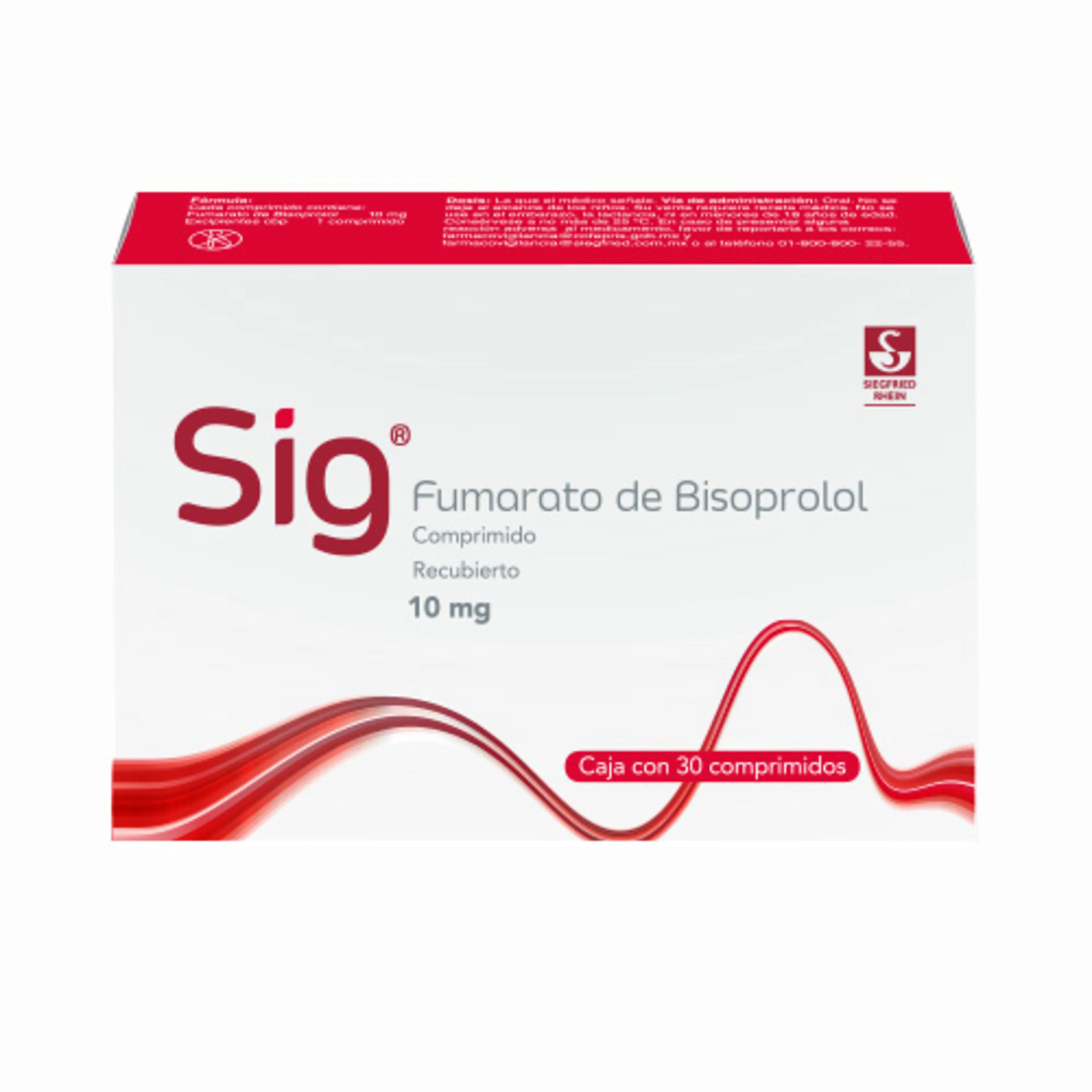 Sig 10 Mg Con 30 Comprimidos