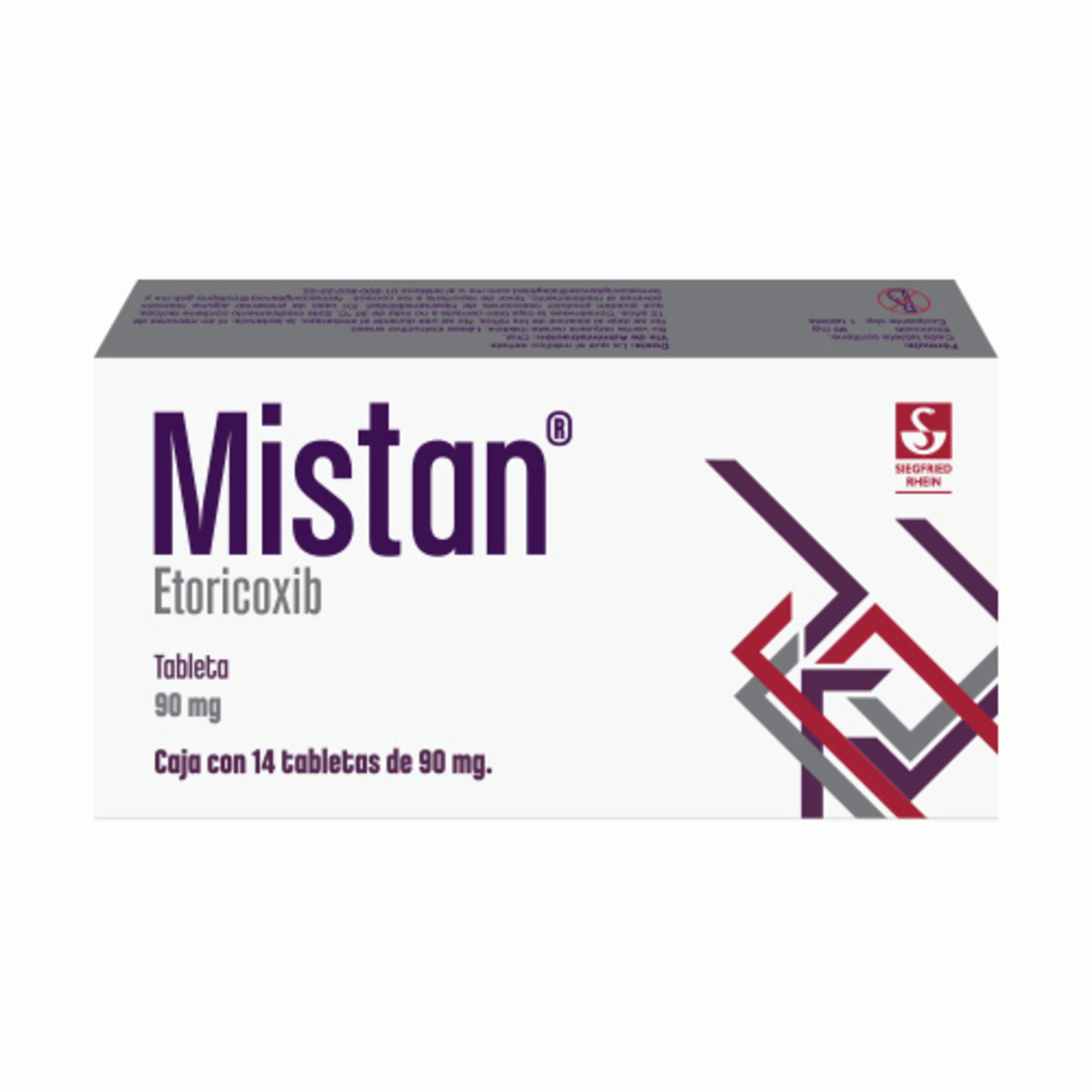 Mistan 90 Mg Con 14 Tabletas