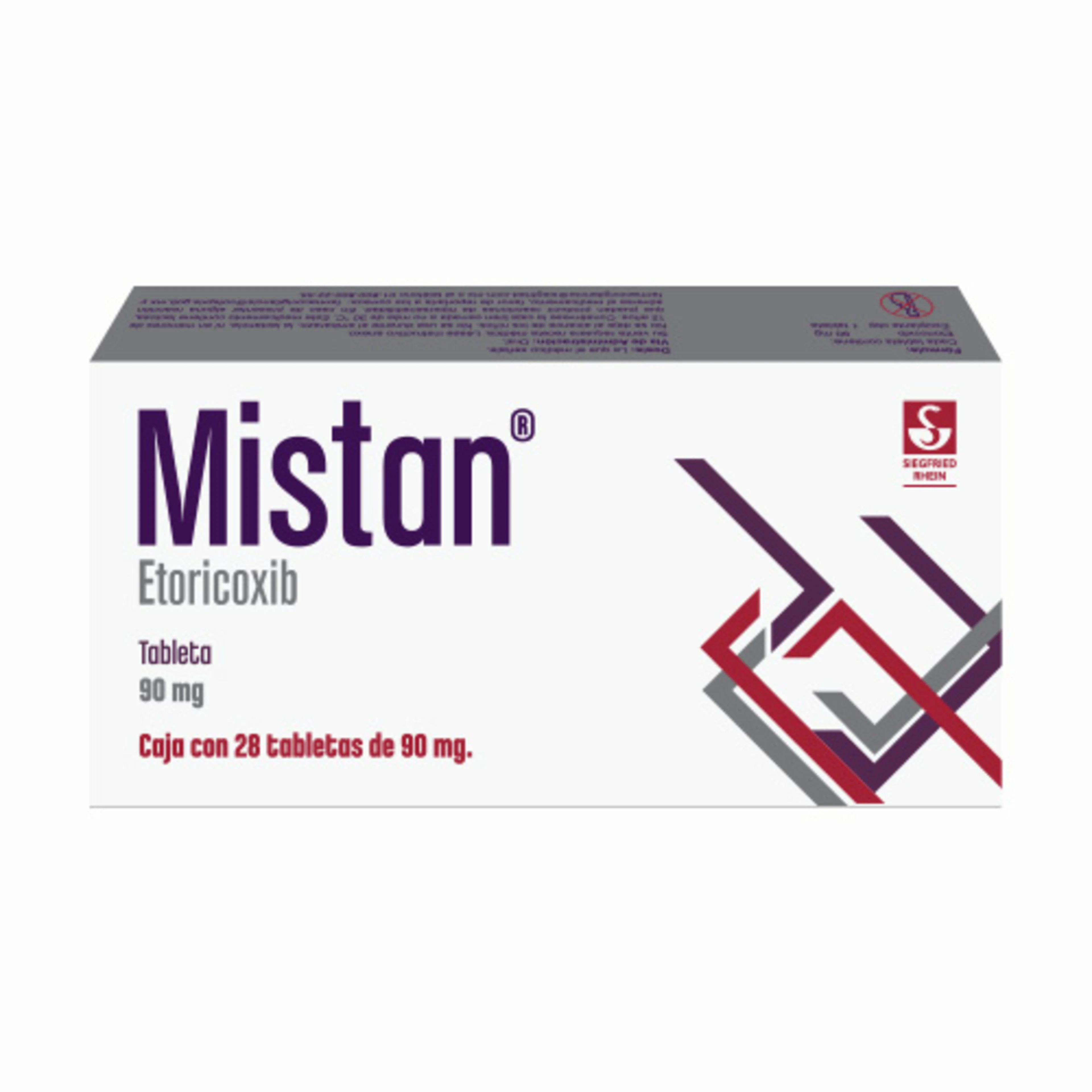 Mistan 90 Mg Con 28 Tabletas