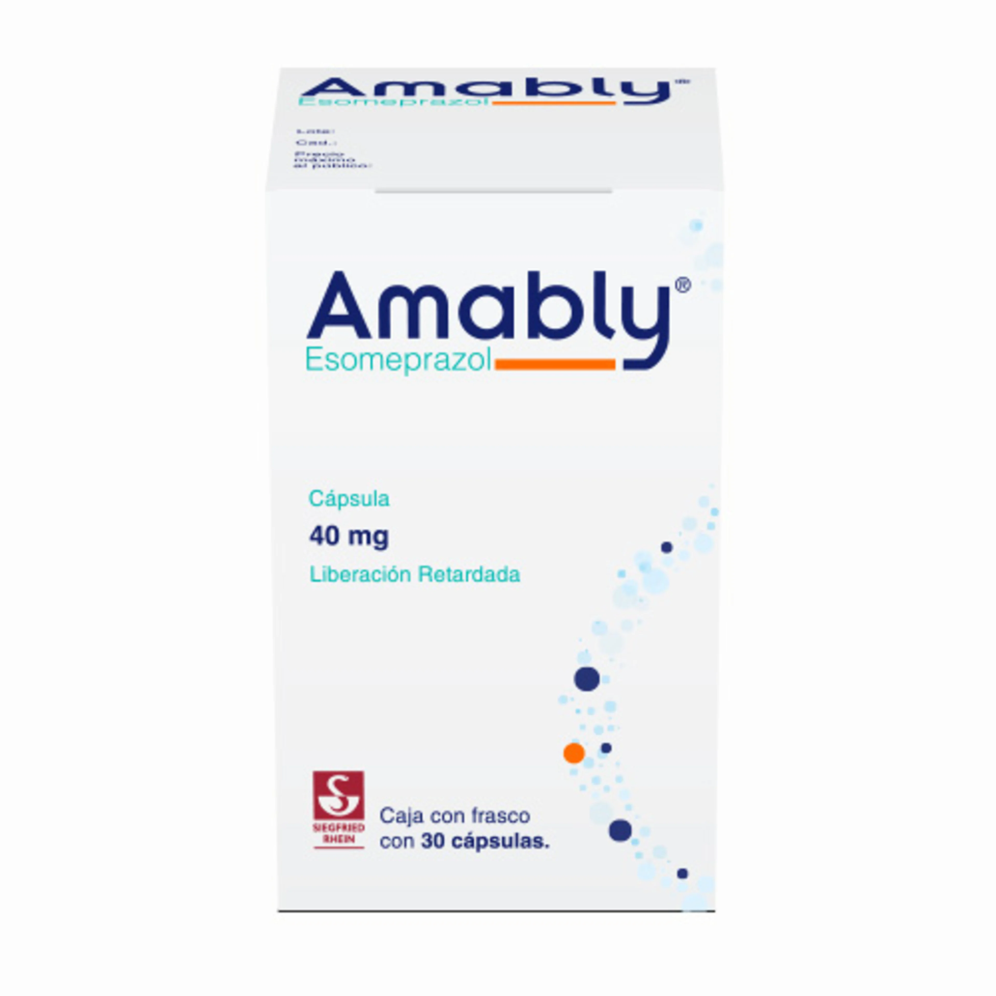 Amably 40 Mg Con 30 Cápsulas