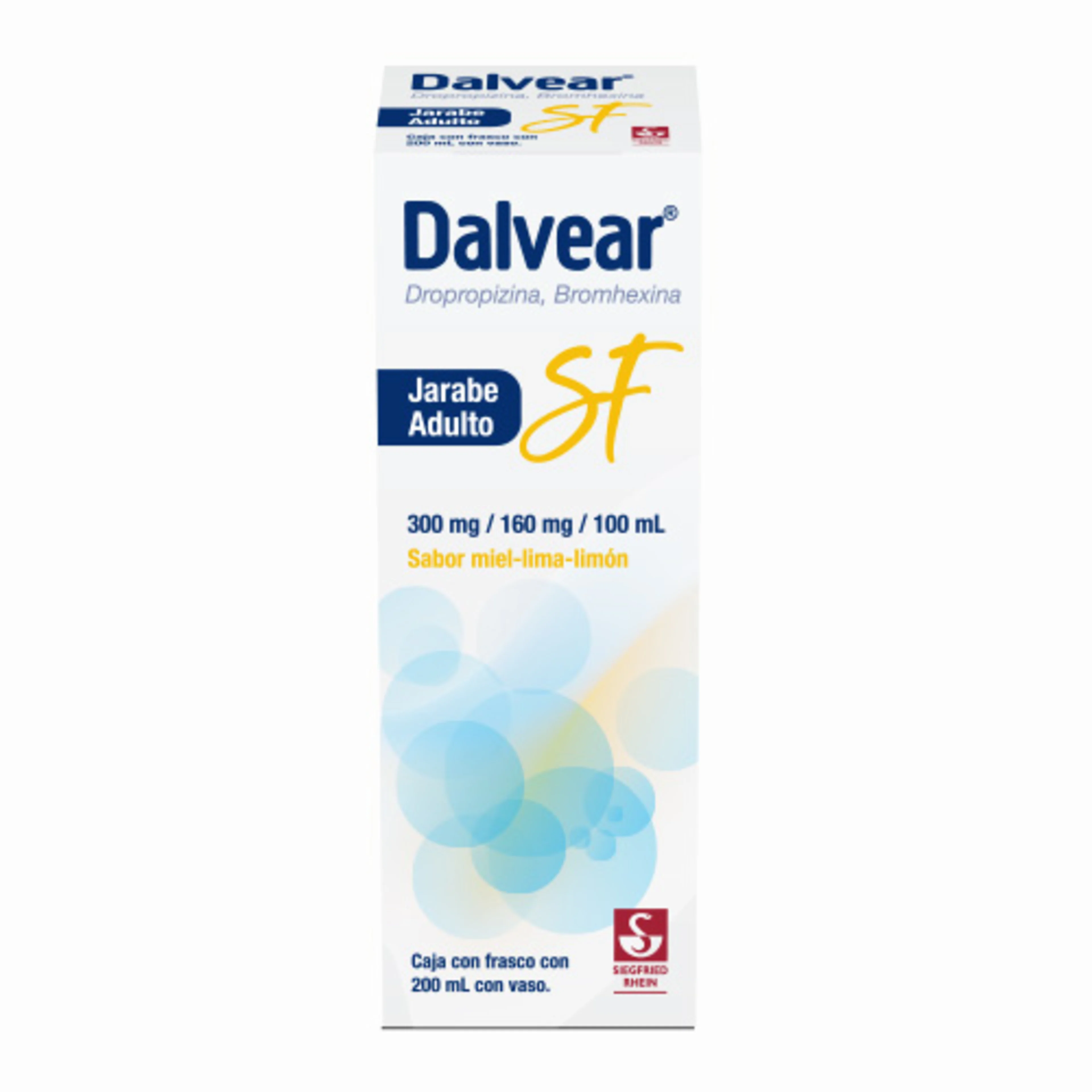 Dalvear Sf 300/160 Mg Jarabe Frasco 100 Ml