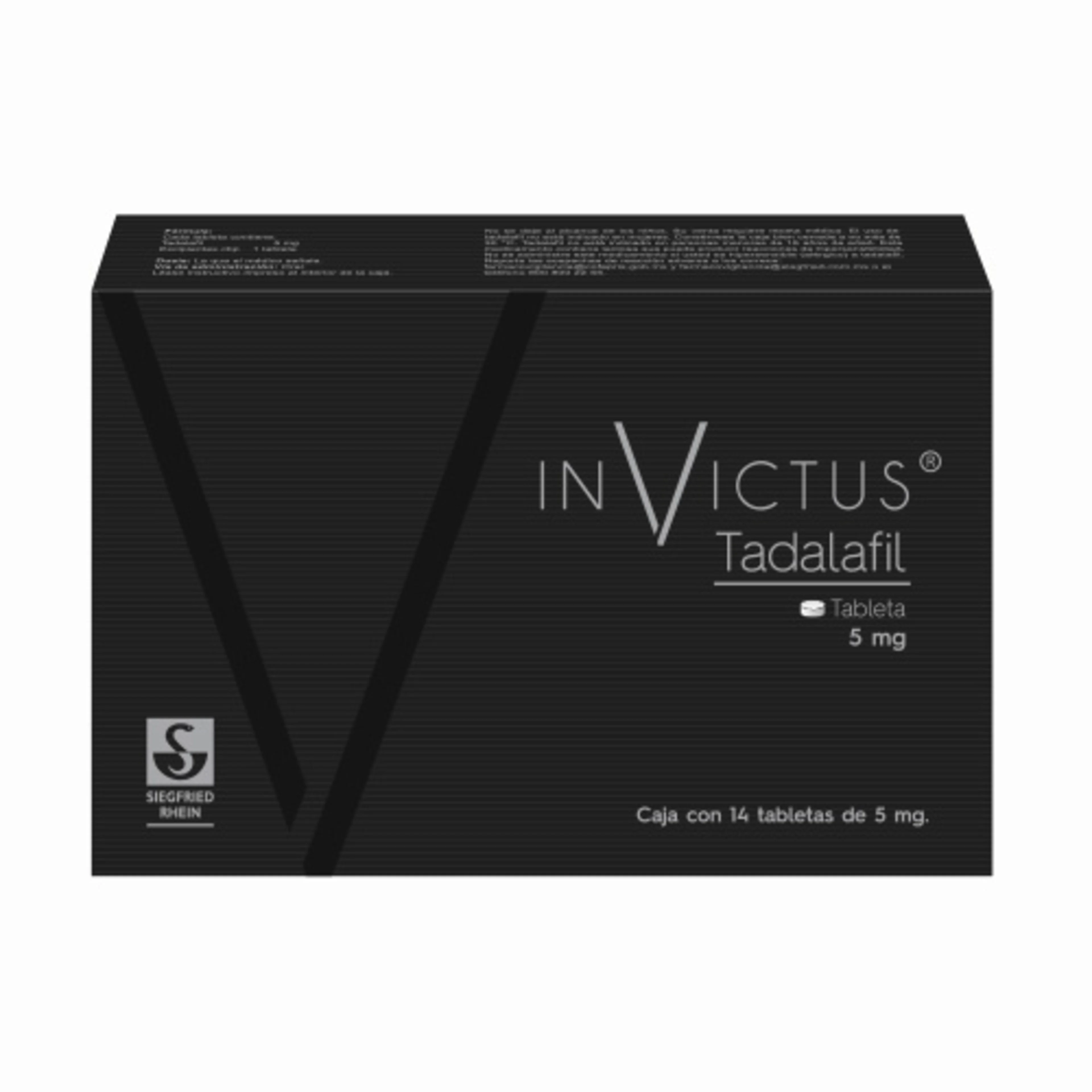 Invictus 5 Mg Con 14 Tabletas