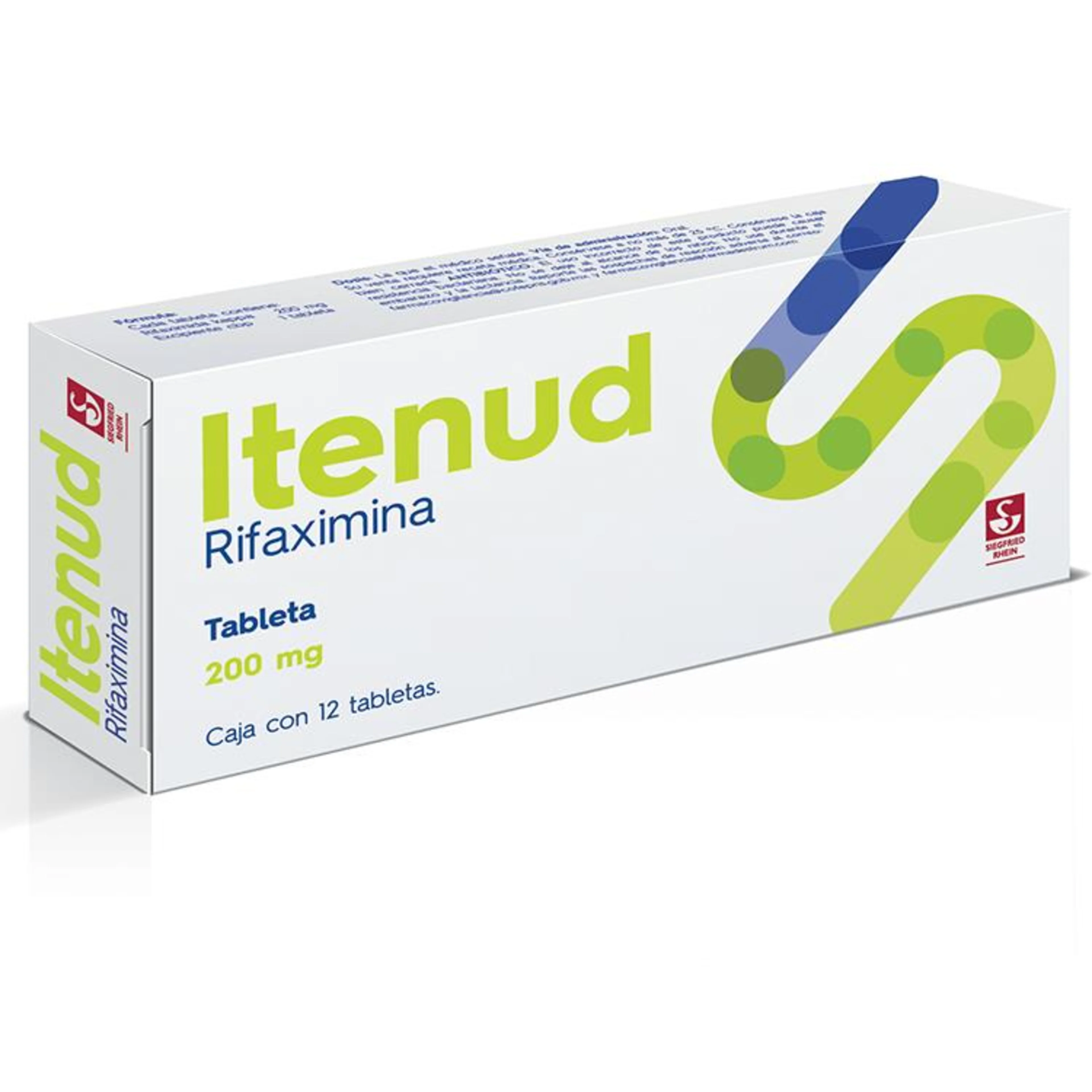 Itenud Rifaximina 200 Mg Con 12 Tabletas