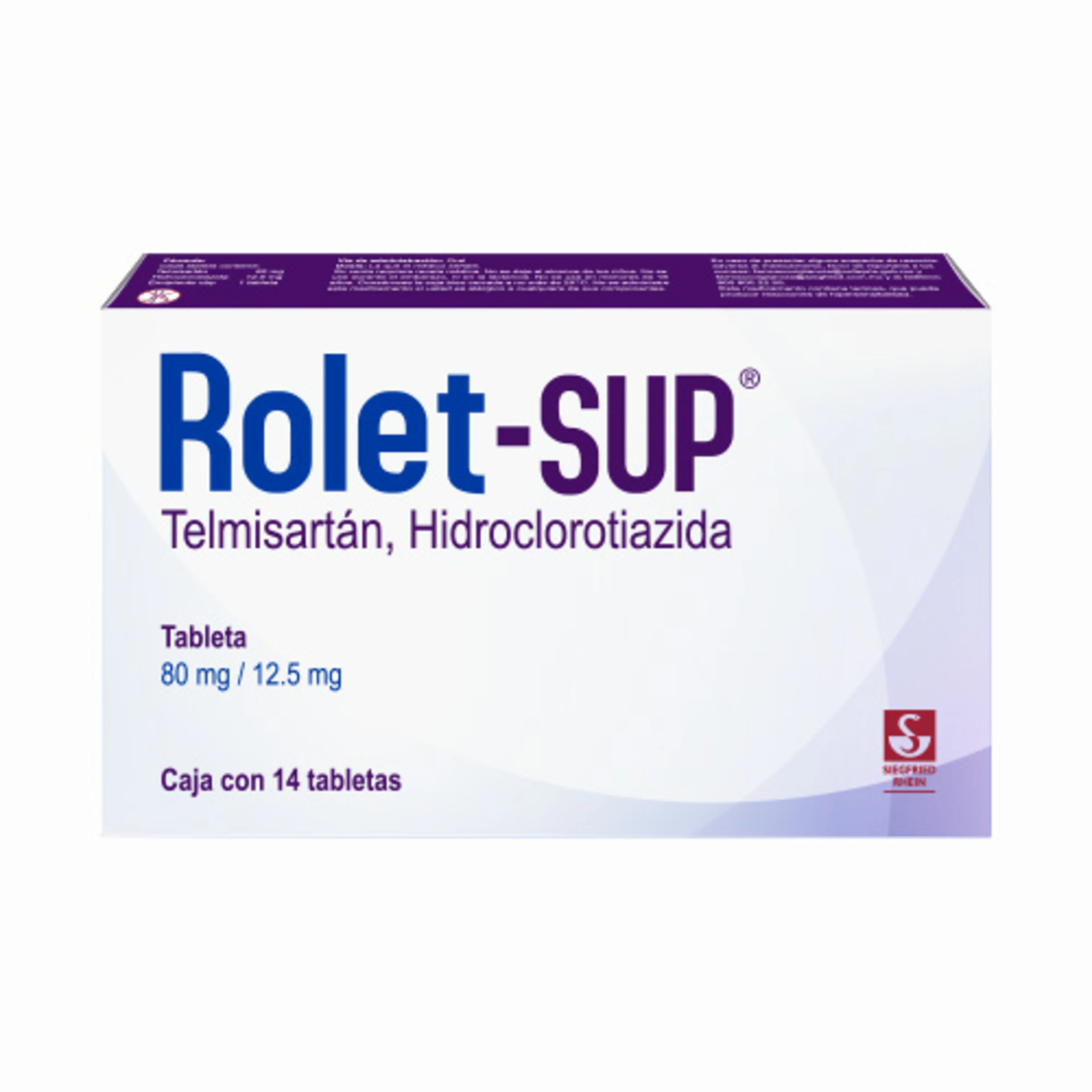 Rolet-Sup 80/12.5 Mg Con 14 Tabletas