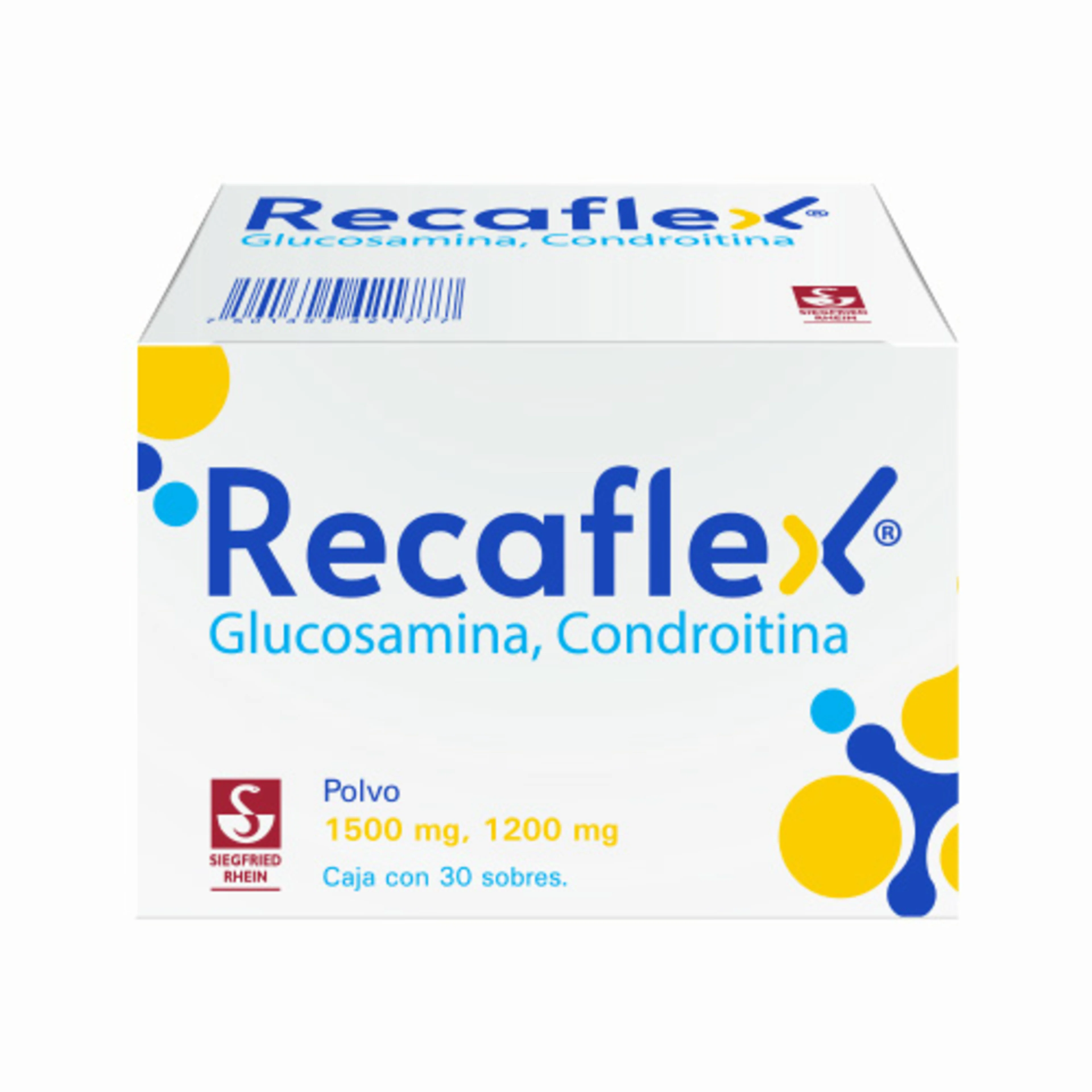 Recaflex Glucosamina 1500 Mg Condroitina 1200 Mg Con 30 Sobres