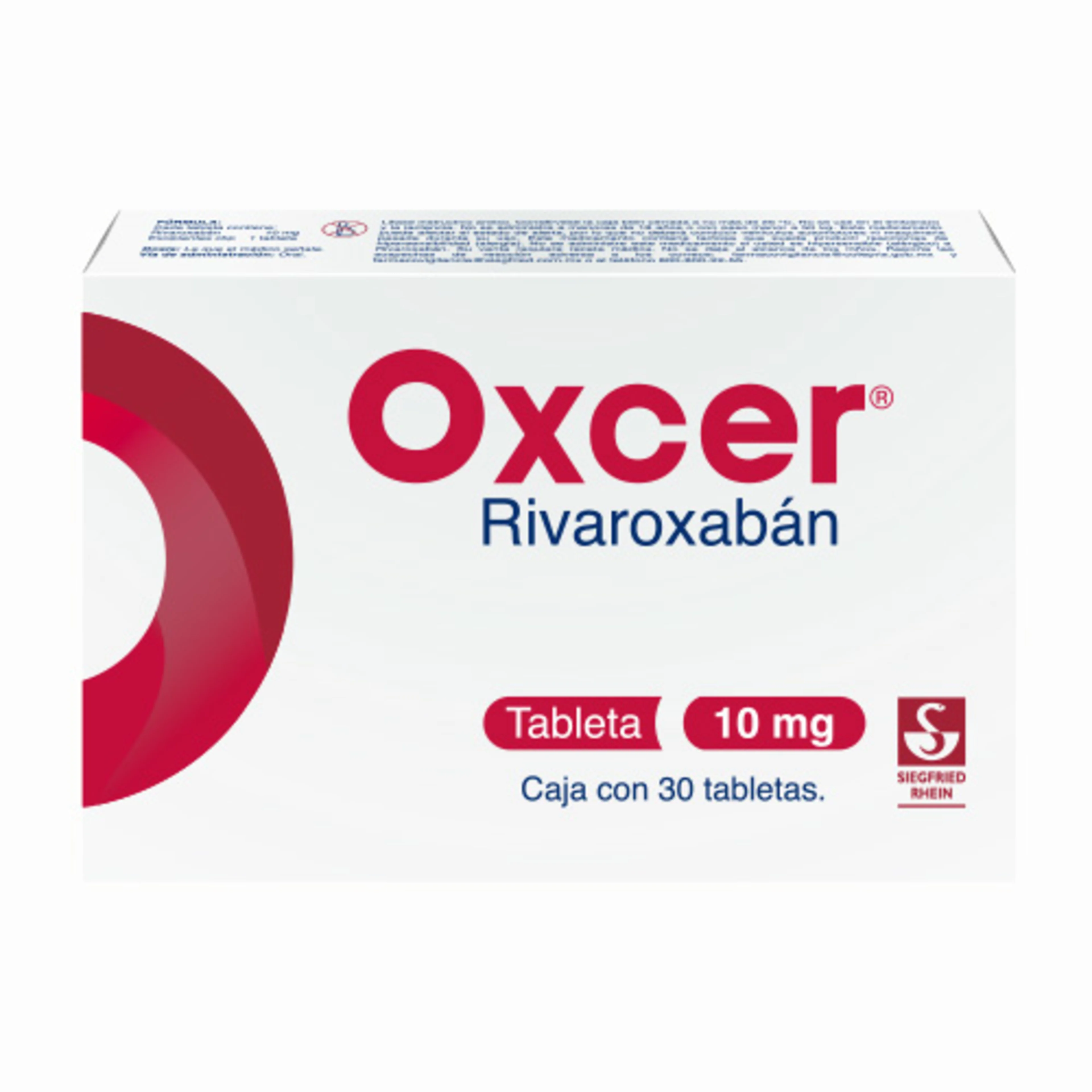 Oxcer 10 Mg Con 30 Tabletas