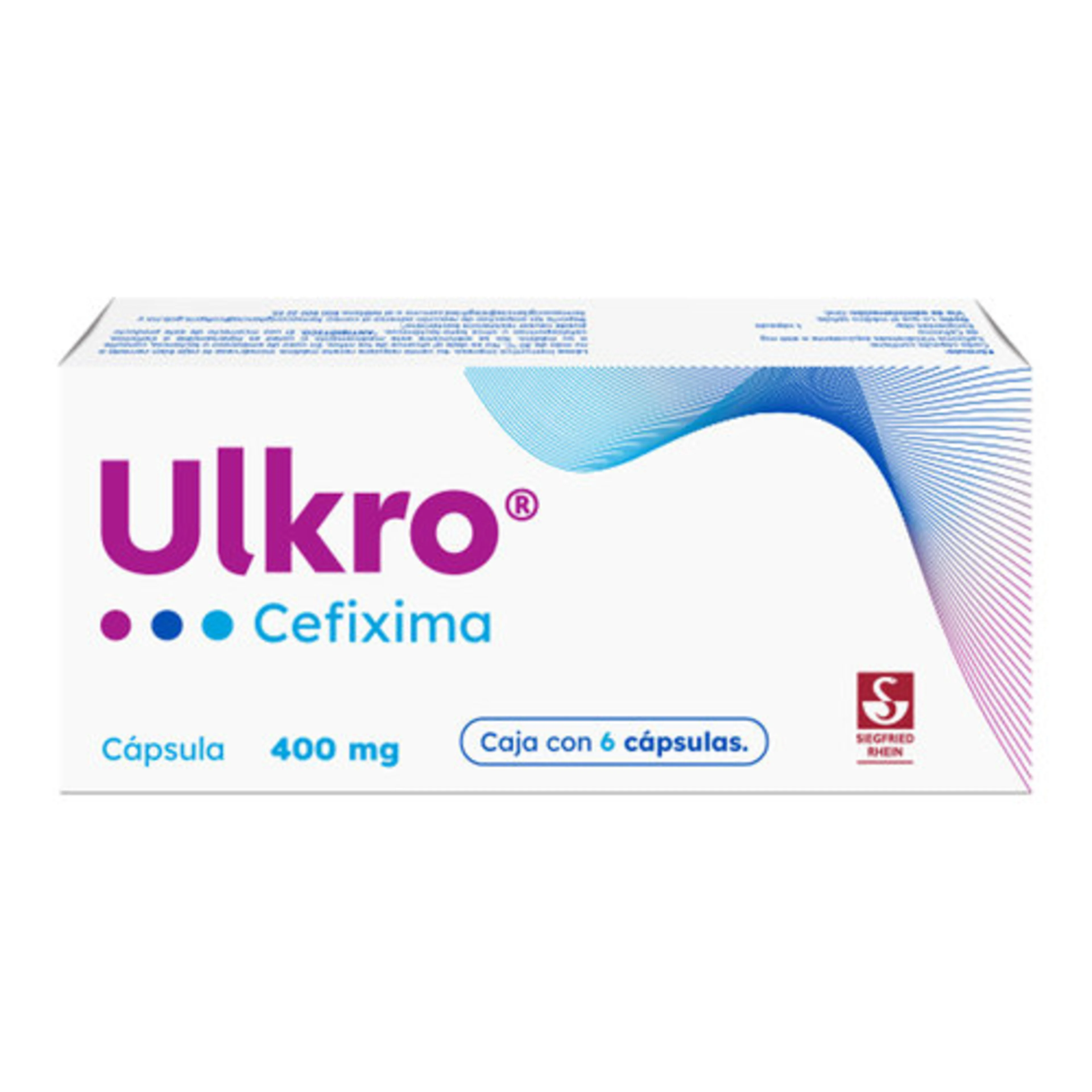 Ulkro Cefixima 400 Mg Con 6 Cápsulas