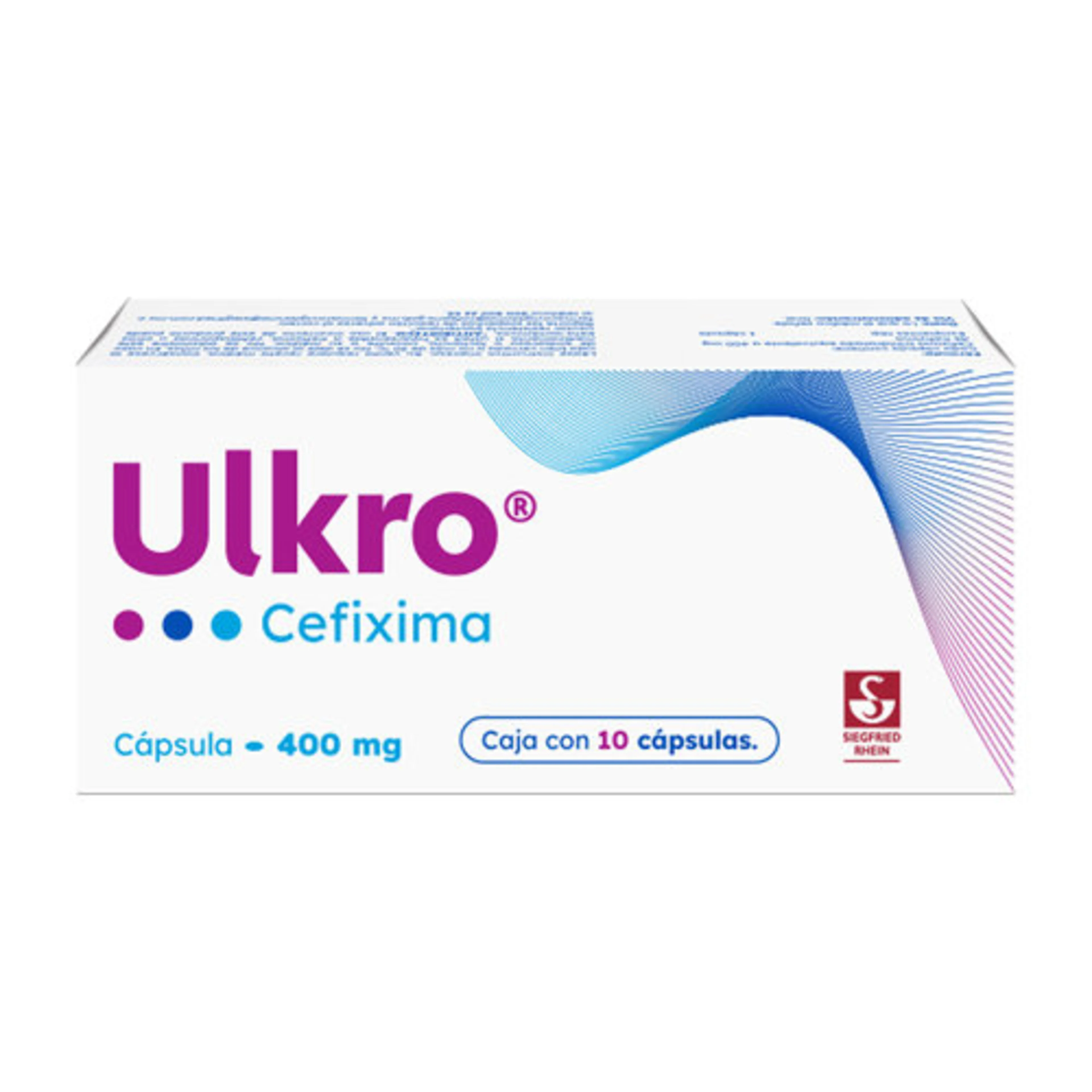 Ulkro Cefixima 400 Mg Con 10 Cápsulas