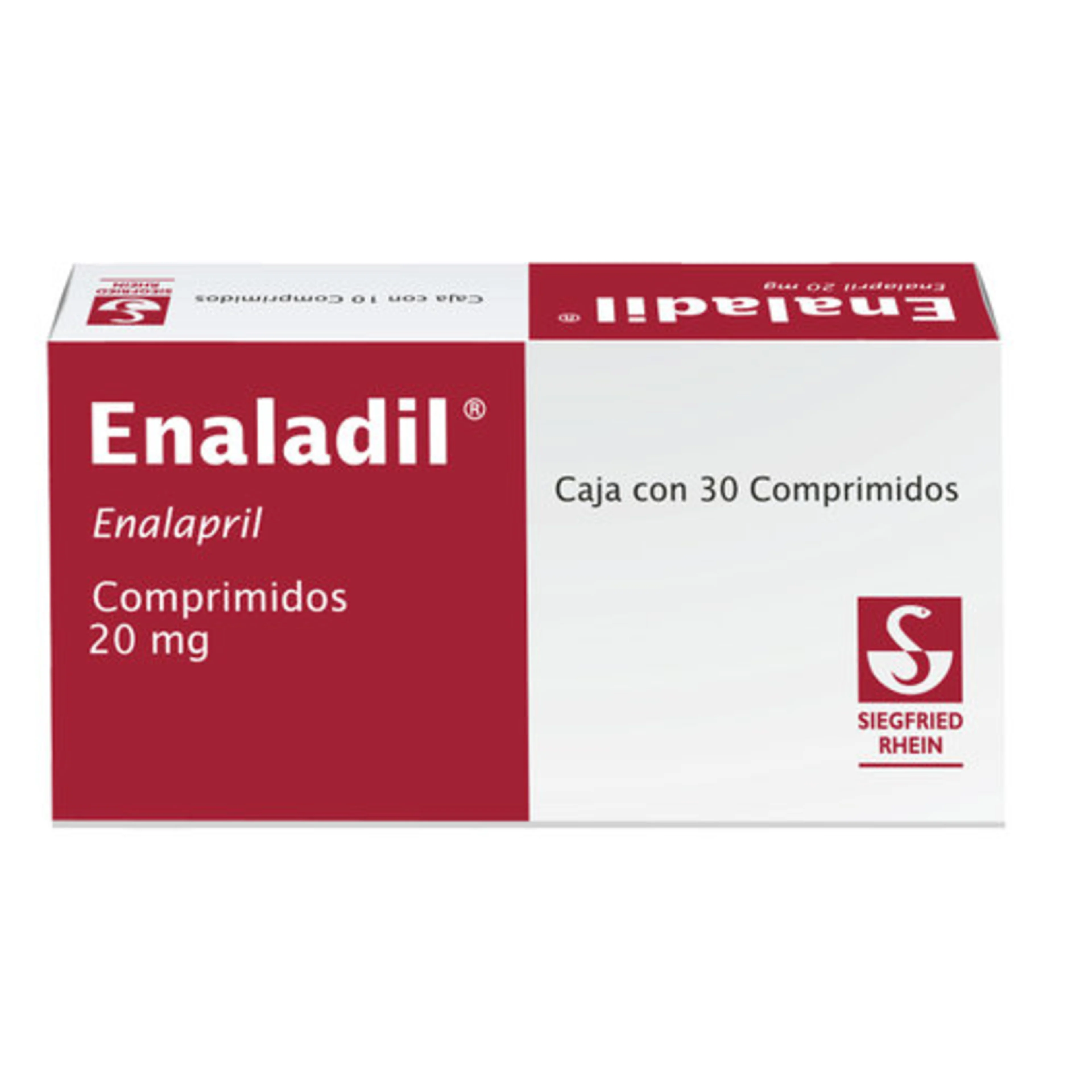 Enaladil 20 Mg Con 30 Comprimidos
