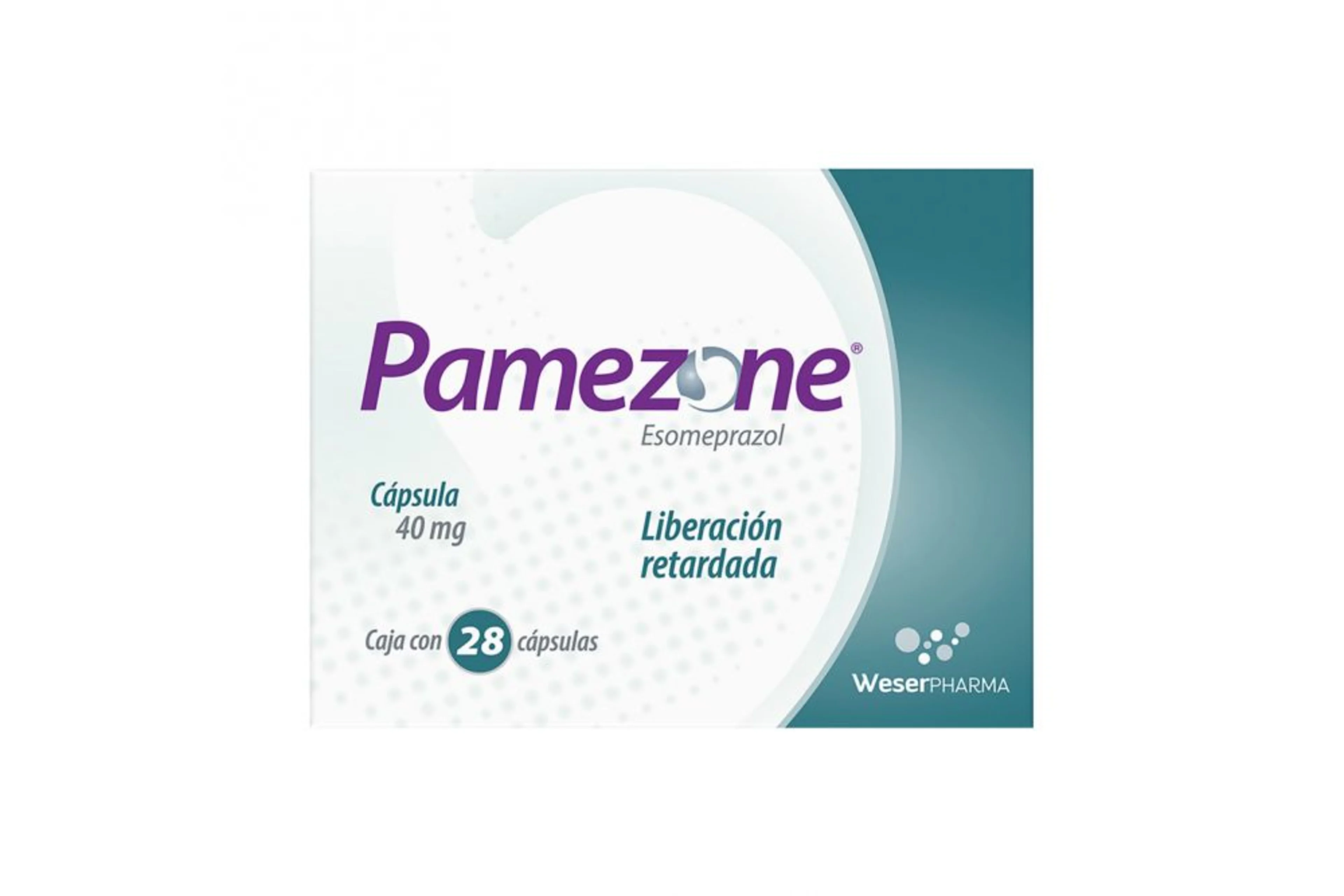 Pamezone 40 Mg Con 28 Cápsulas