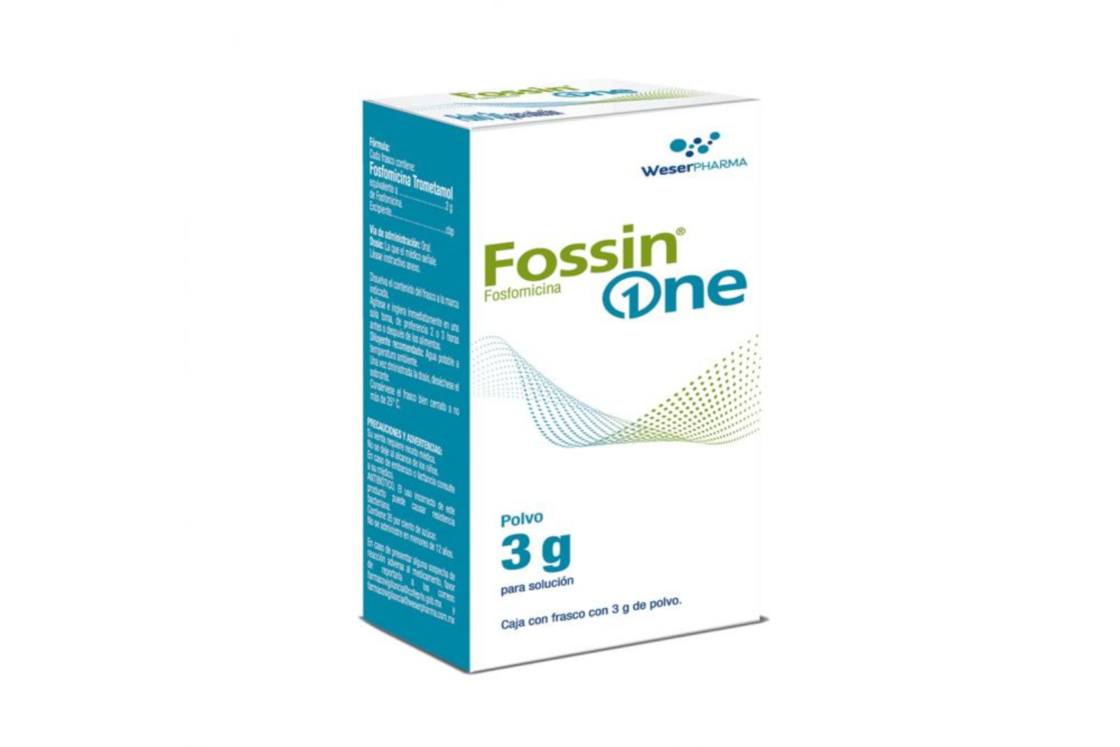 Fossin One Fosfomicina Trometamol 3 G Con Polvo Para Solución