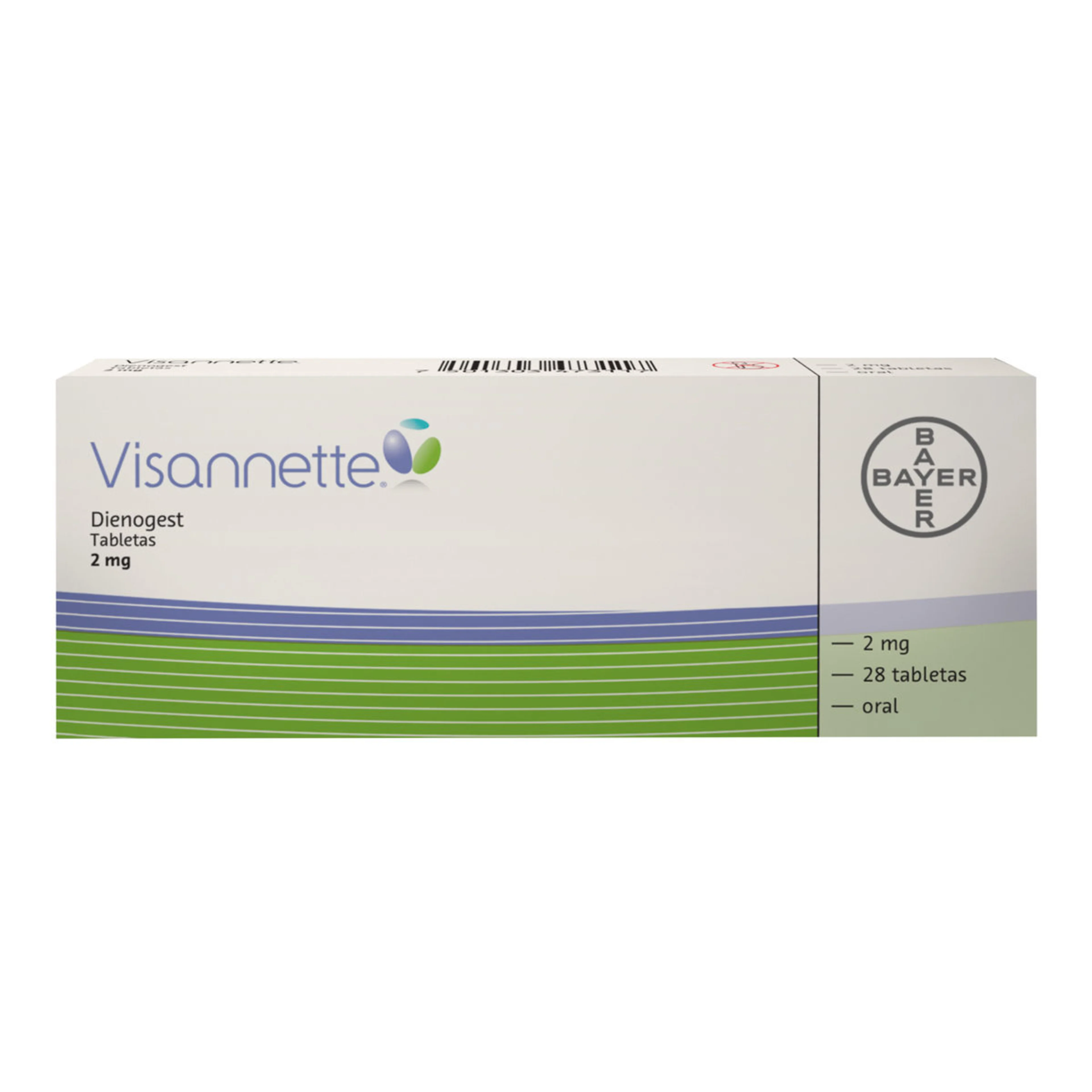 Visannette 2 Mg 28 Tabletas