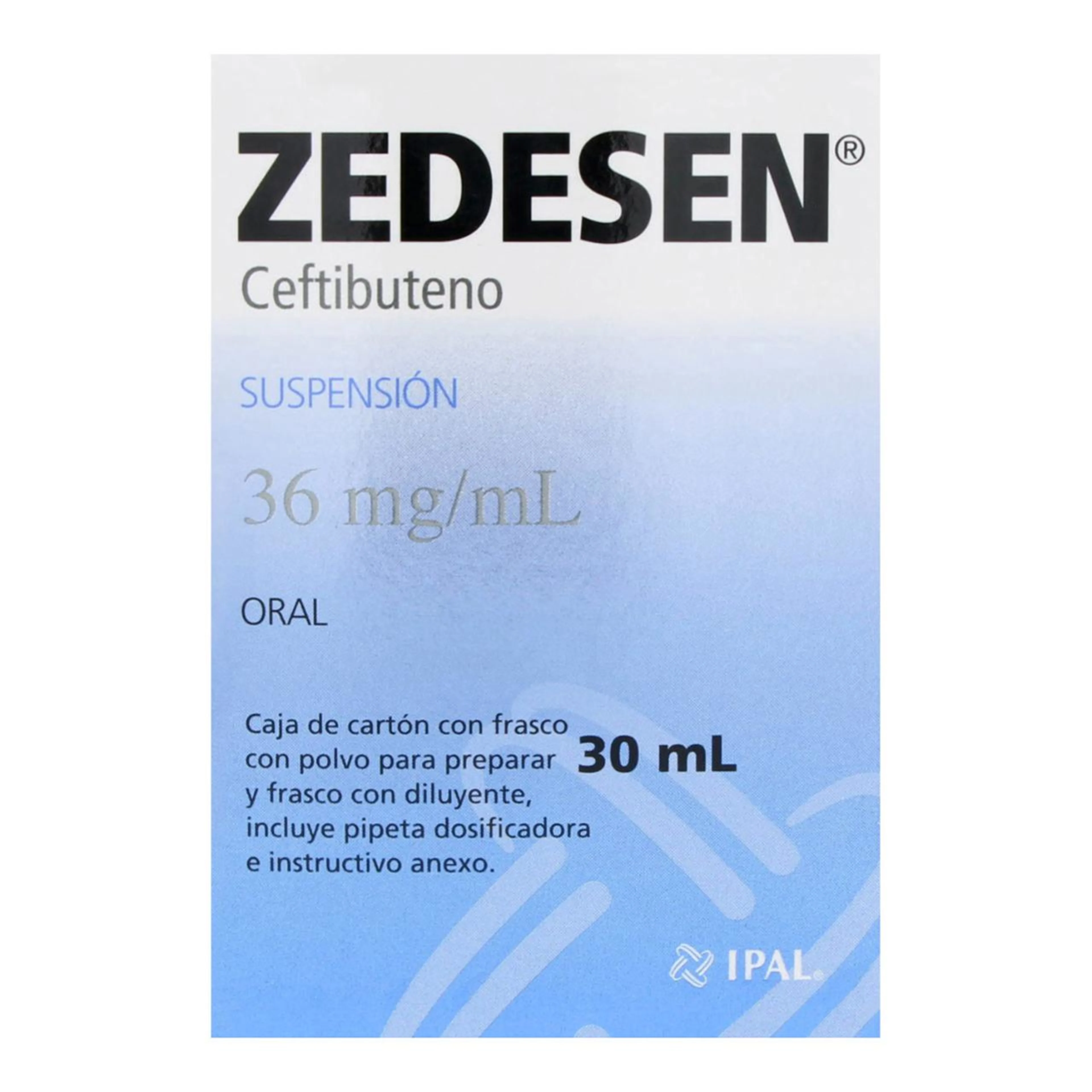 Zedesen Ceftibuteno 36 Mg Suspensión Con 30 Ml