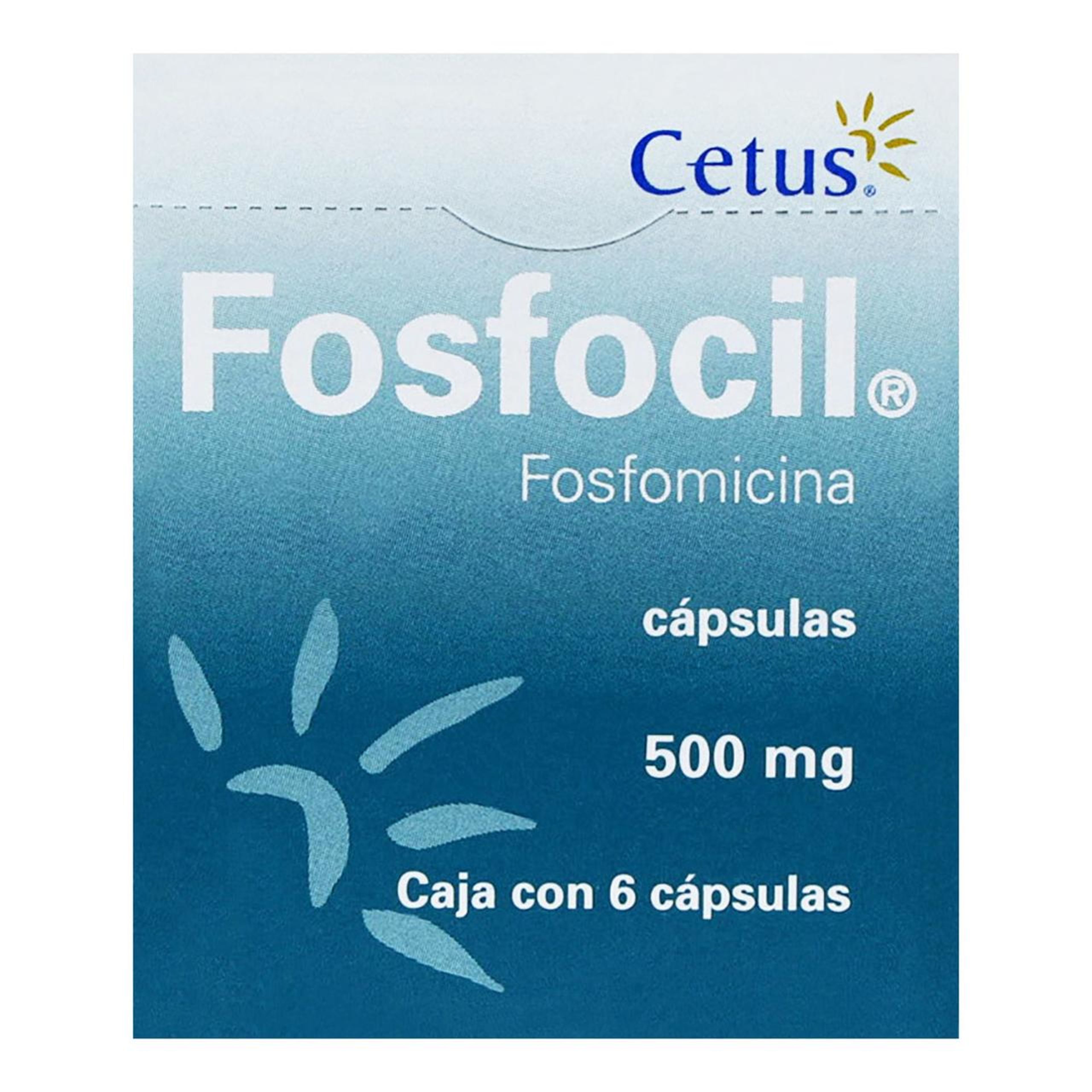 Fosfocil Fosfomicina 500 Mg Con 6 Cápsulas
