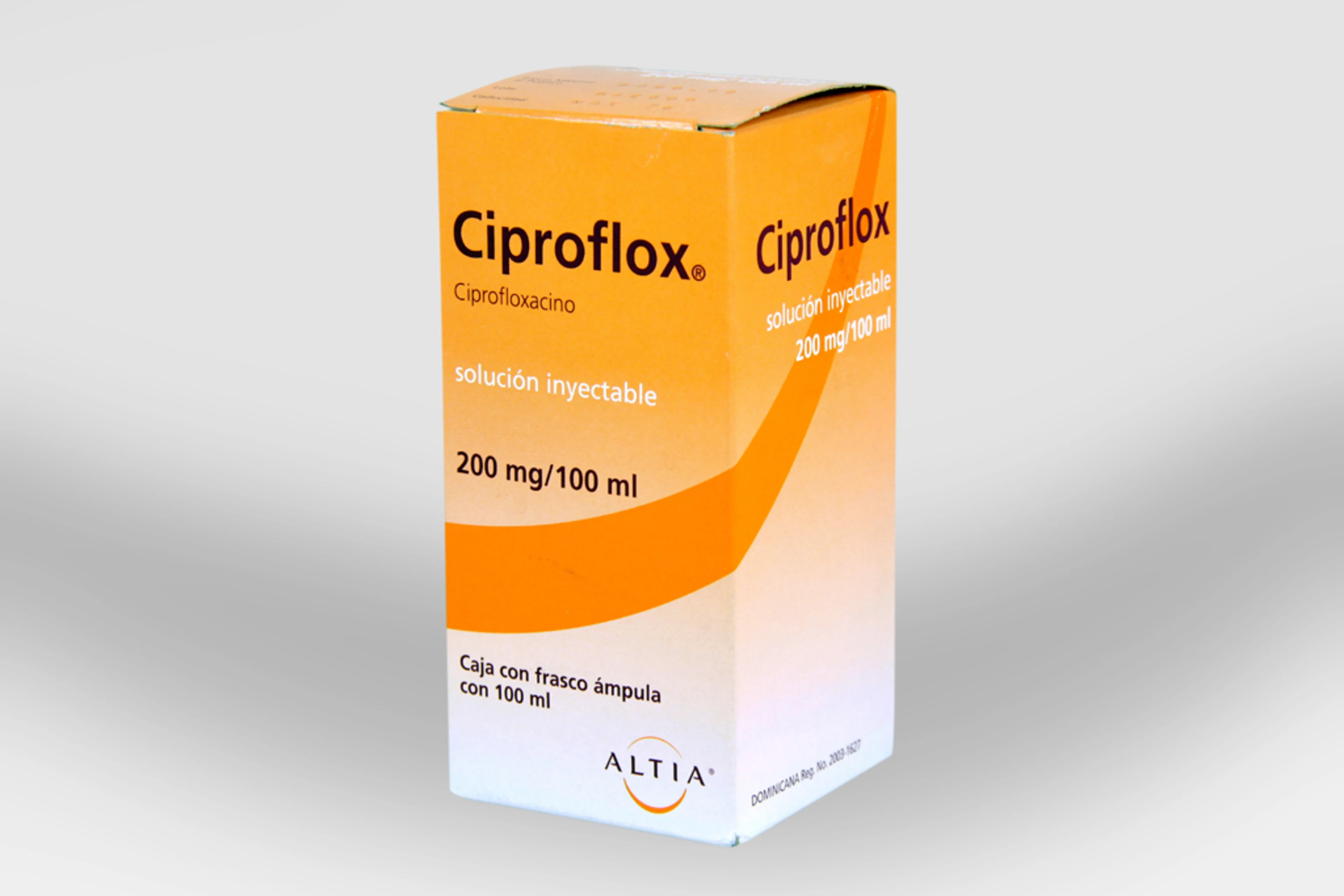 Ciproflox Ciprofloxacino 200 Mg Solución Inyectable 100 Ml