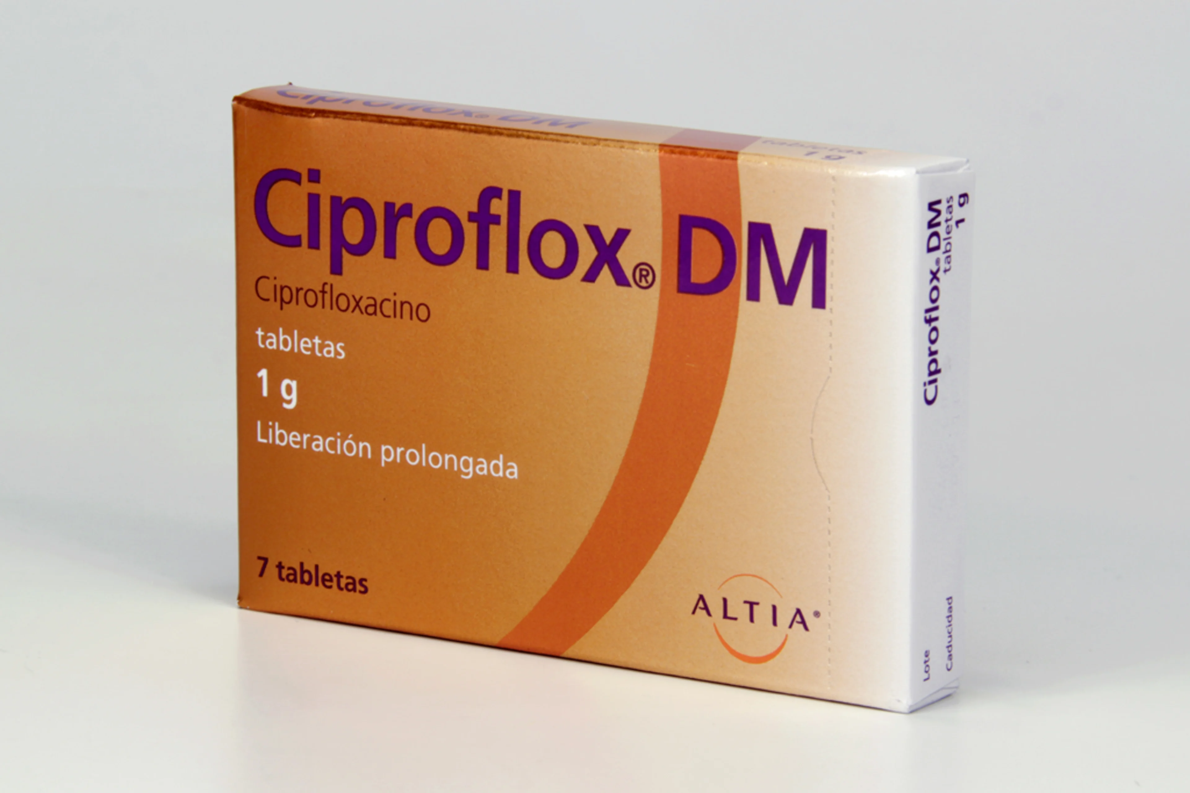 Ciproflox Dm Ciprofloxacino 1 G Con 7 Tabletas
