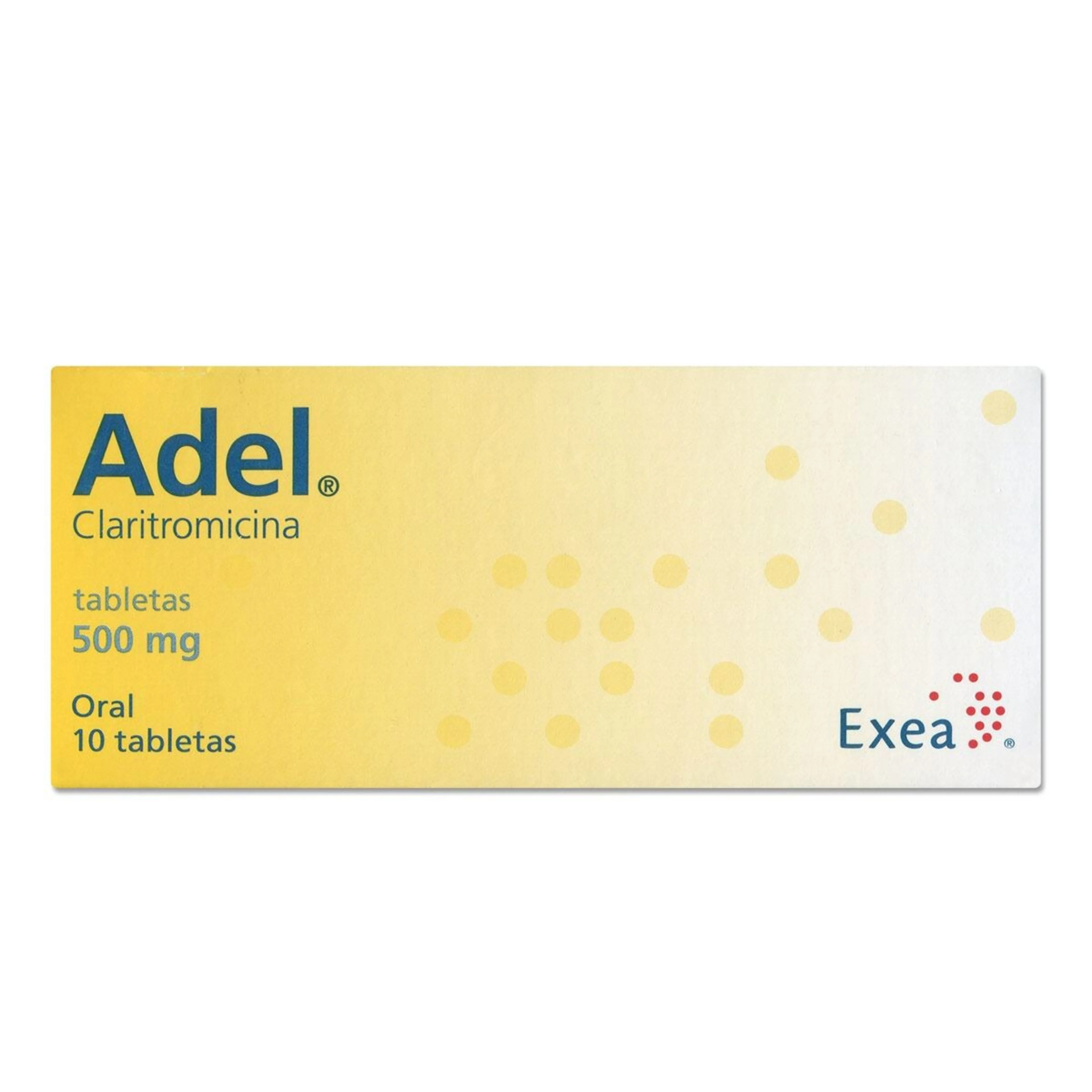 Adel Claritromicina 500 Mg Con 10 Tabletas