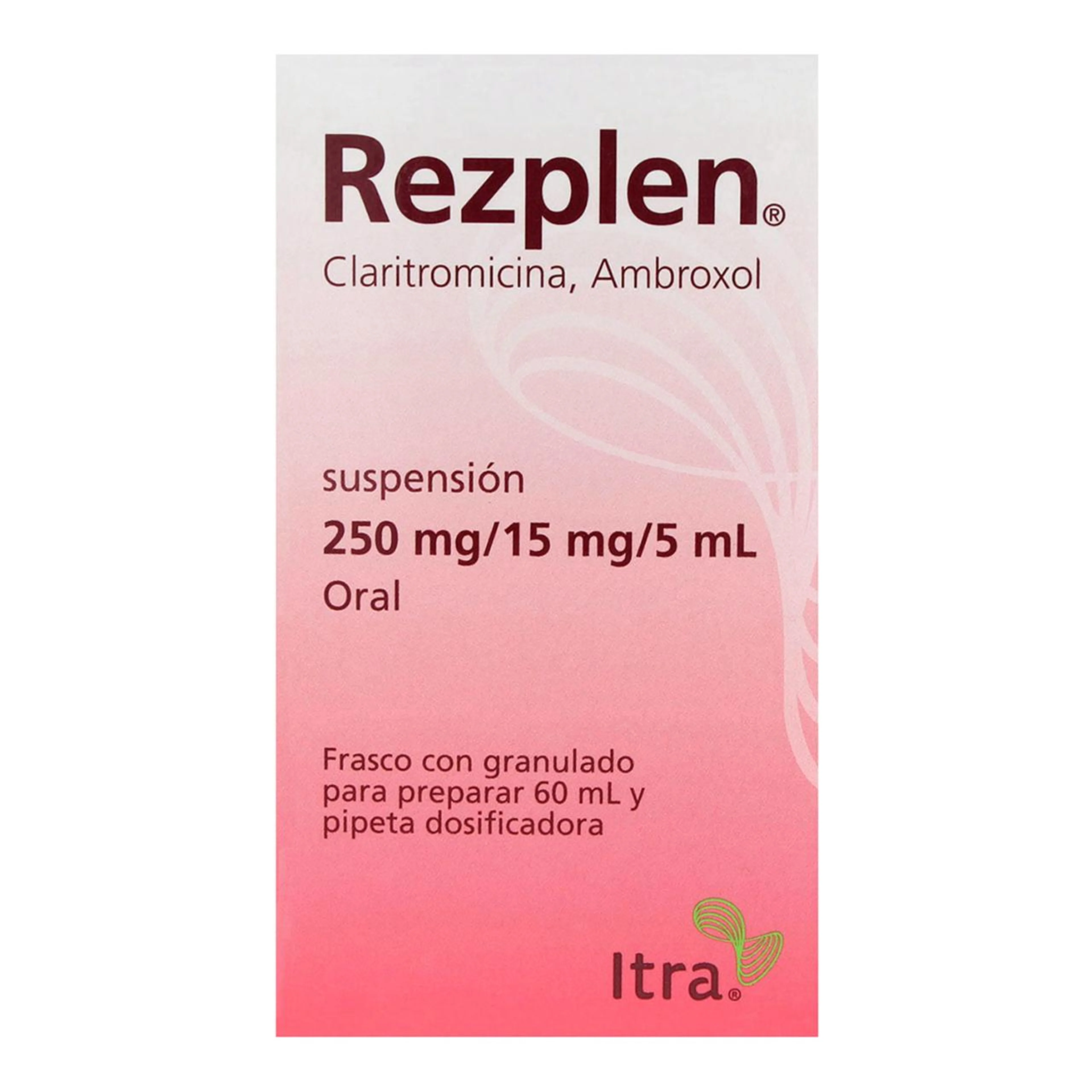 Rezplen Ambroxol Claritromicina 250/15 Mg Suspensión 60 Ml
