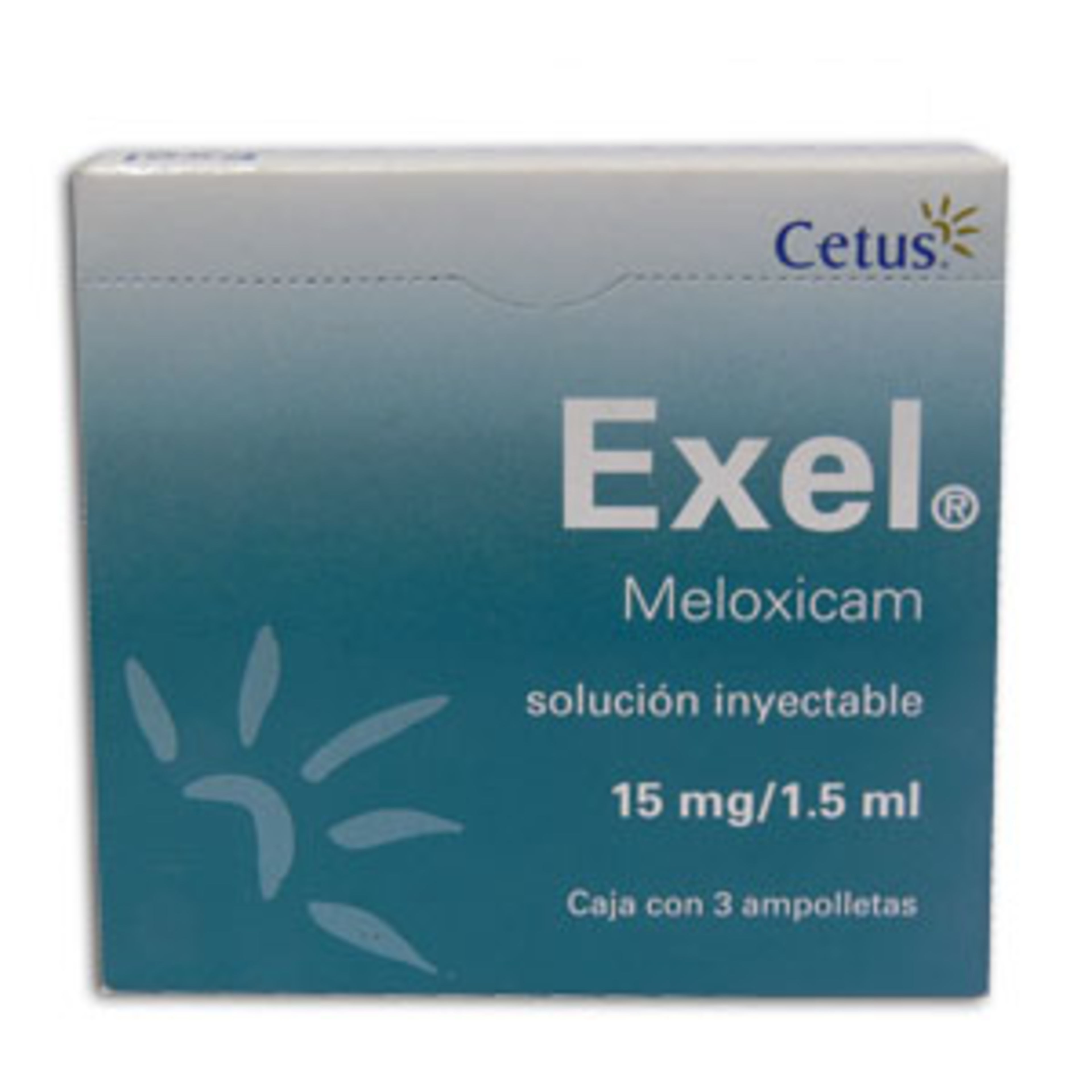 Exel 15 Mg Con 3 Ampolletas