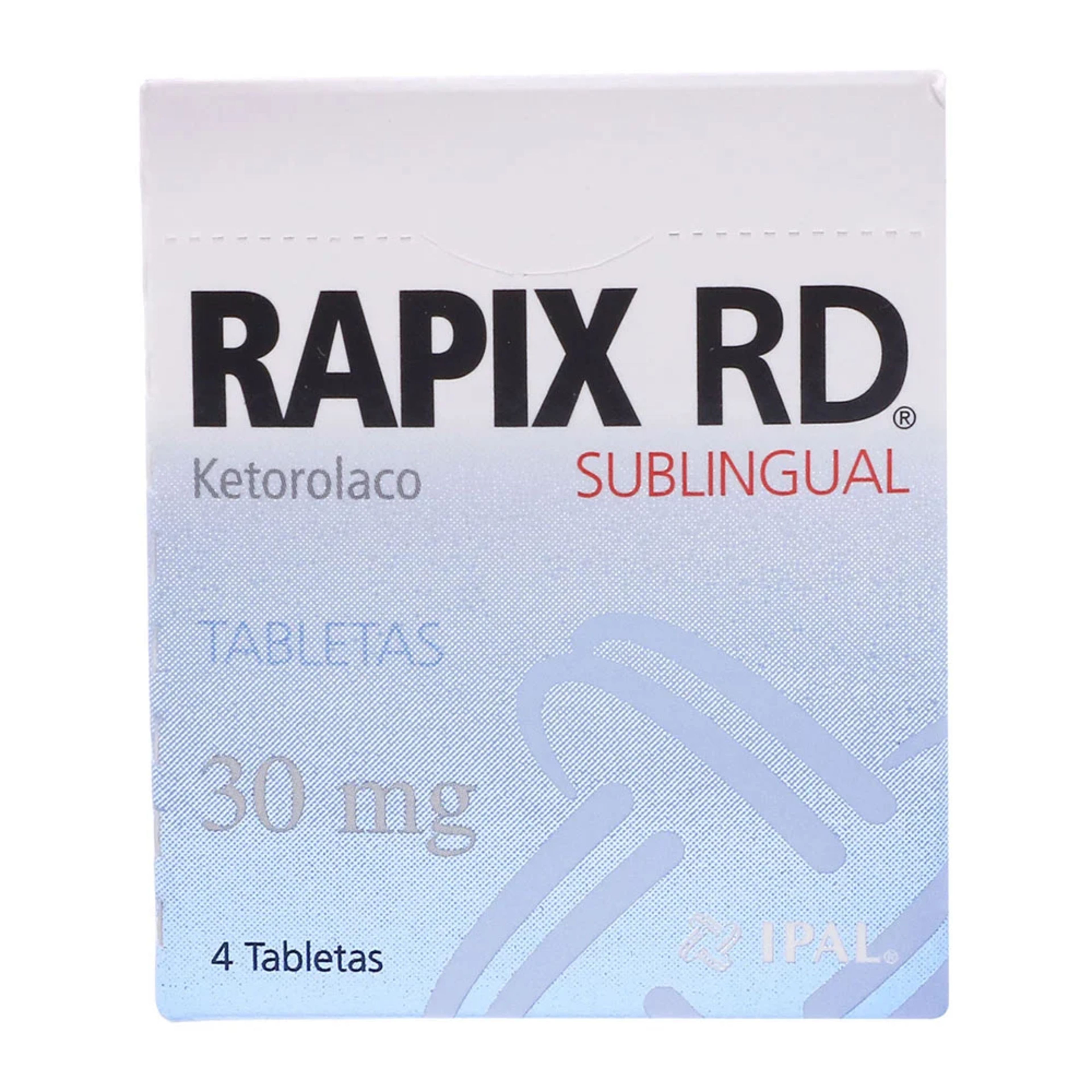 Rapix Rd 30 Mg Con 4 Tabletas Sublinguales