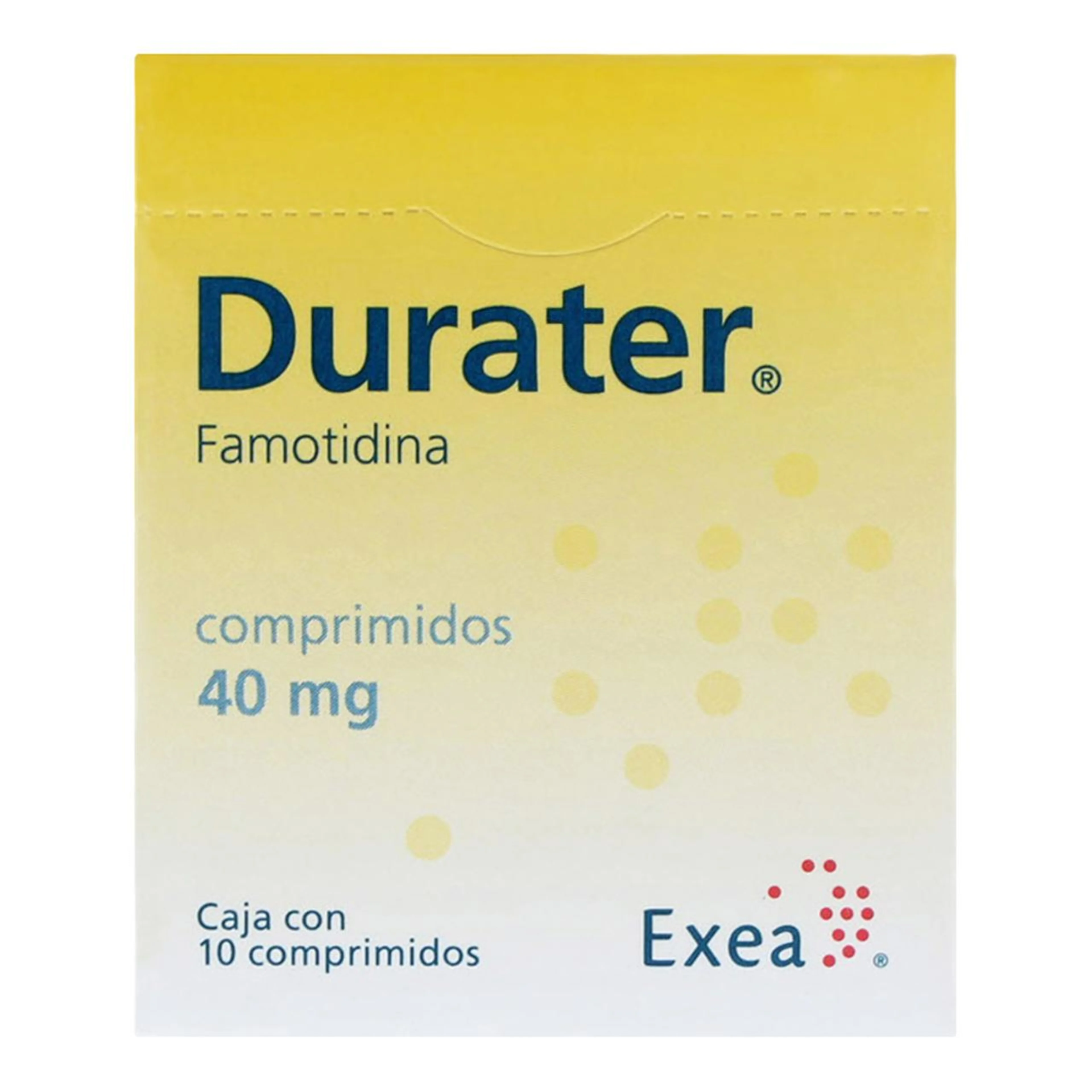Durater 40 Mg Con 10 Comprimidos