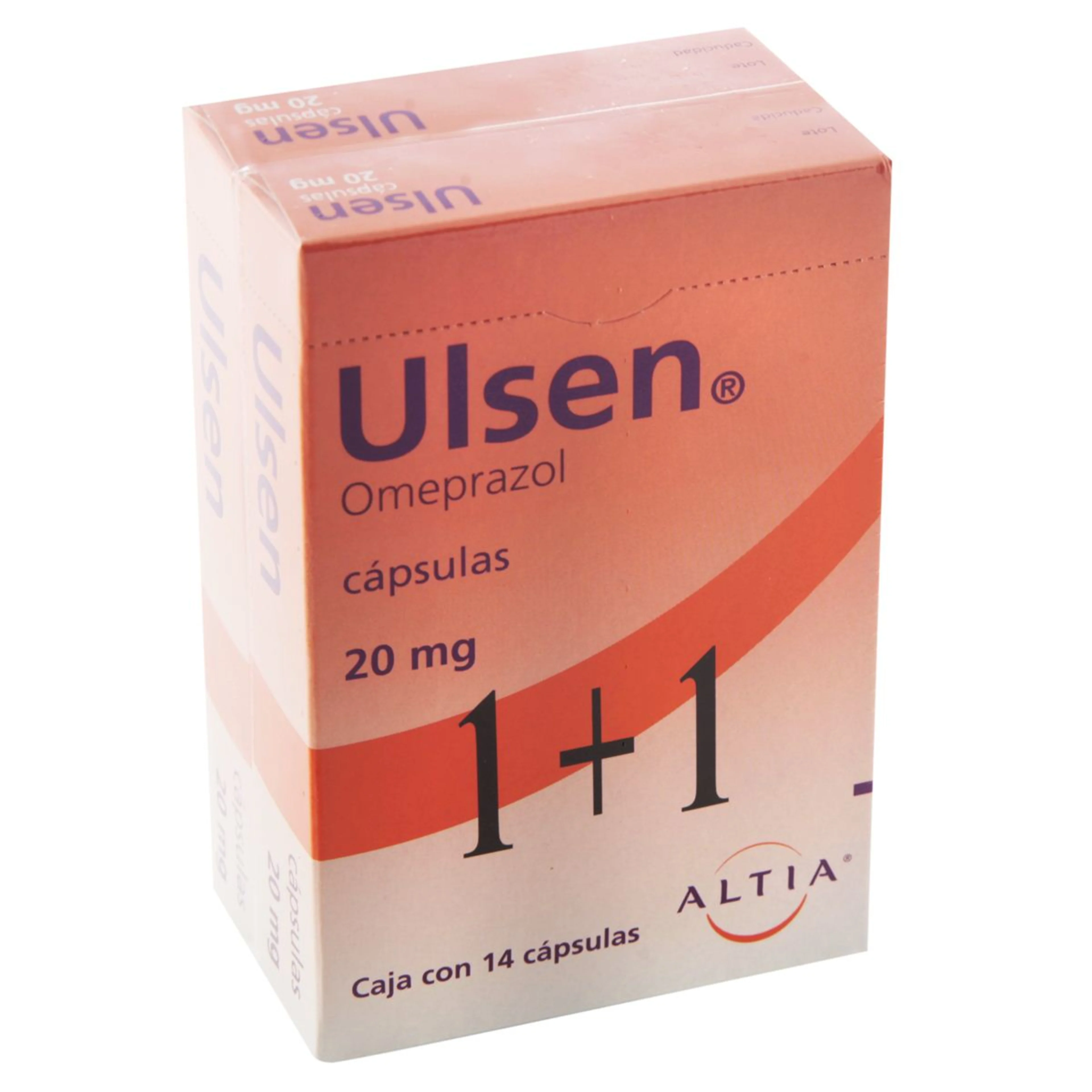 Ulsen 20 Mg Con 14 Cápsulas