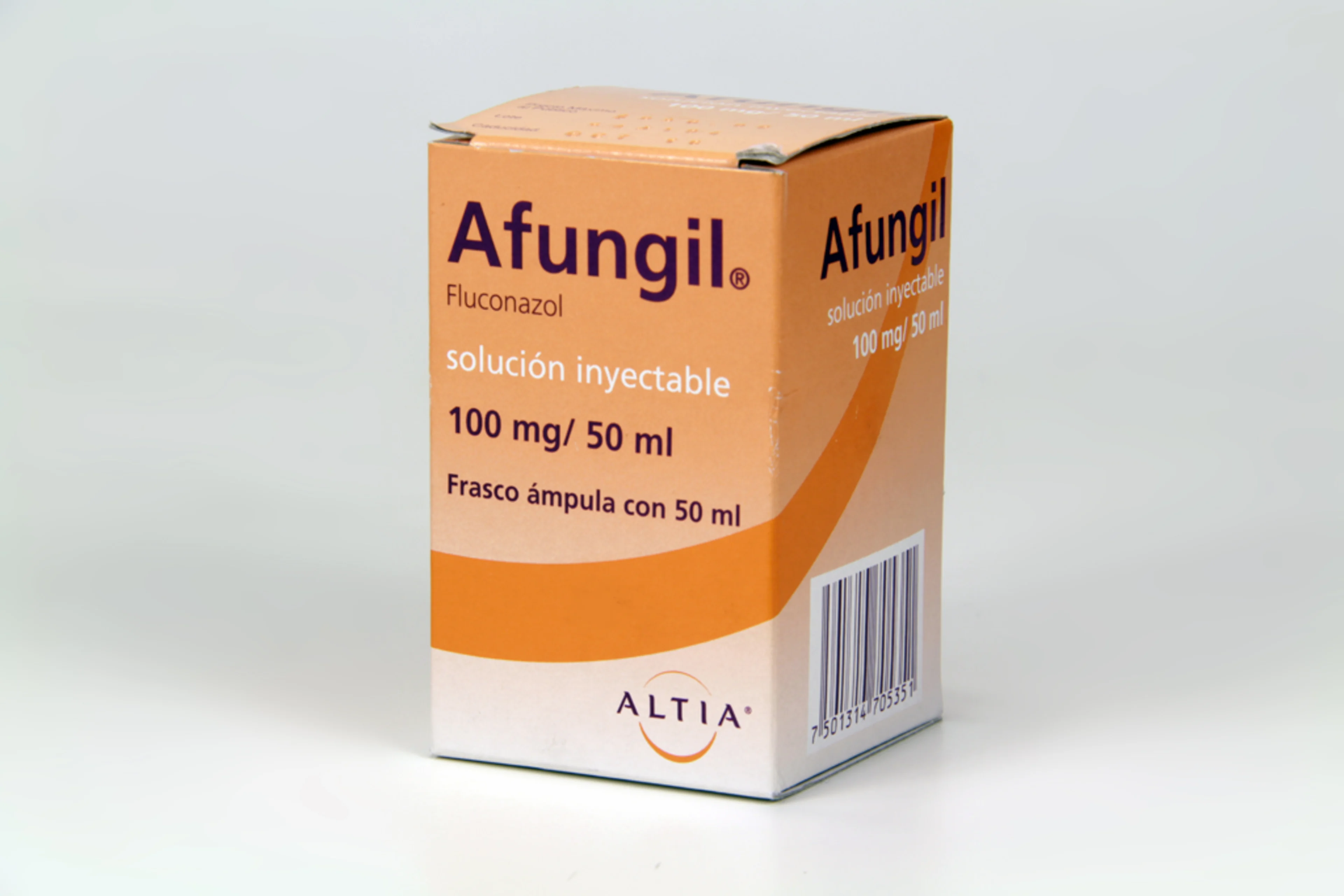 Afungil Iv 100 Mg Solución Inyectable Con 1 Frasco Con Ámpula 50 Ml