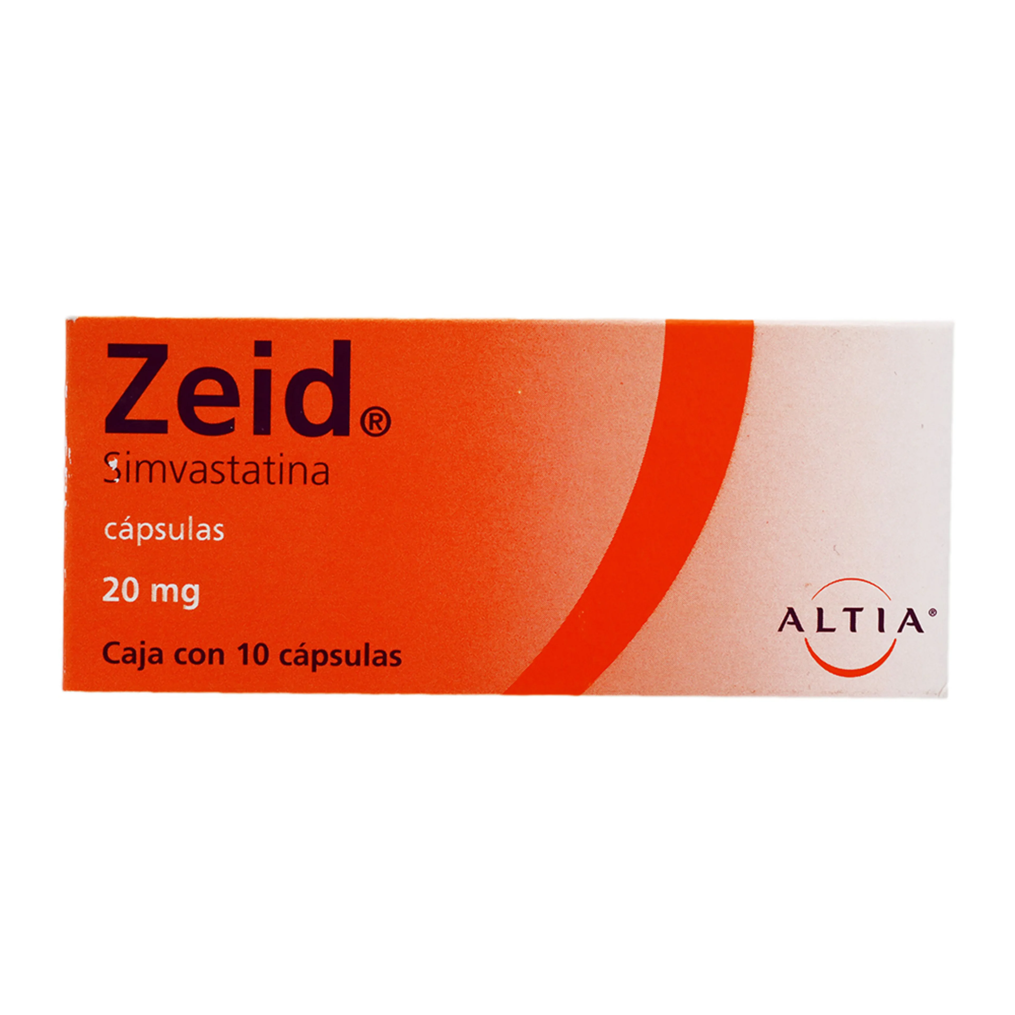 Zeid 10 cápsulas 20 mg