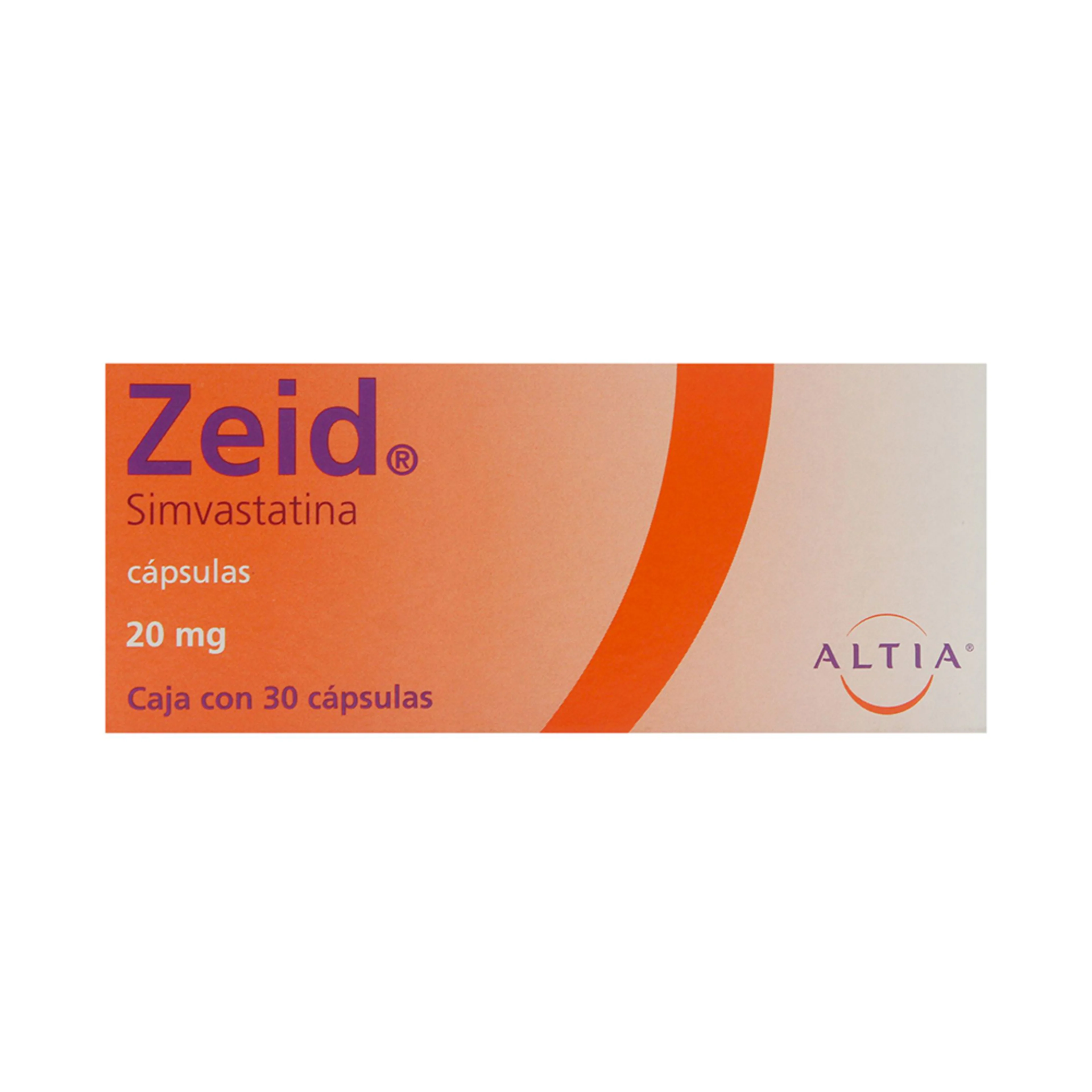 Zeid 20mg cápsula 30